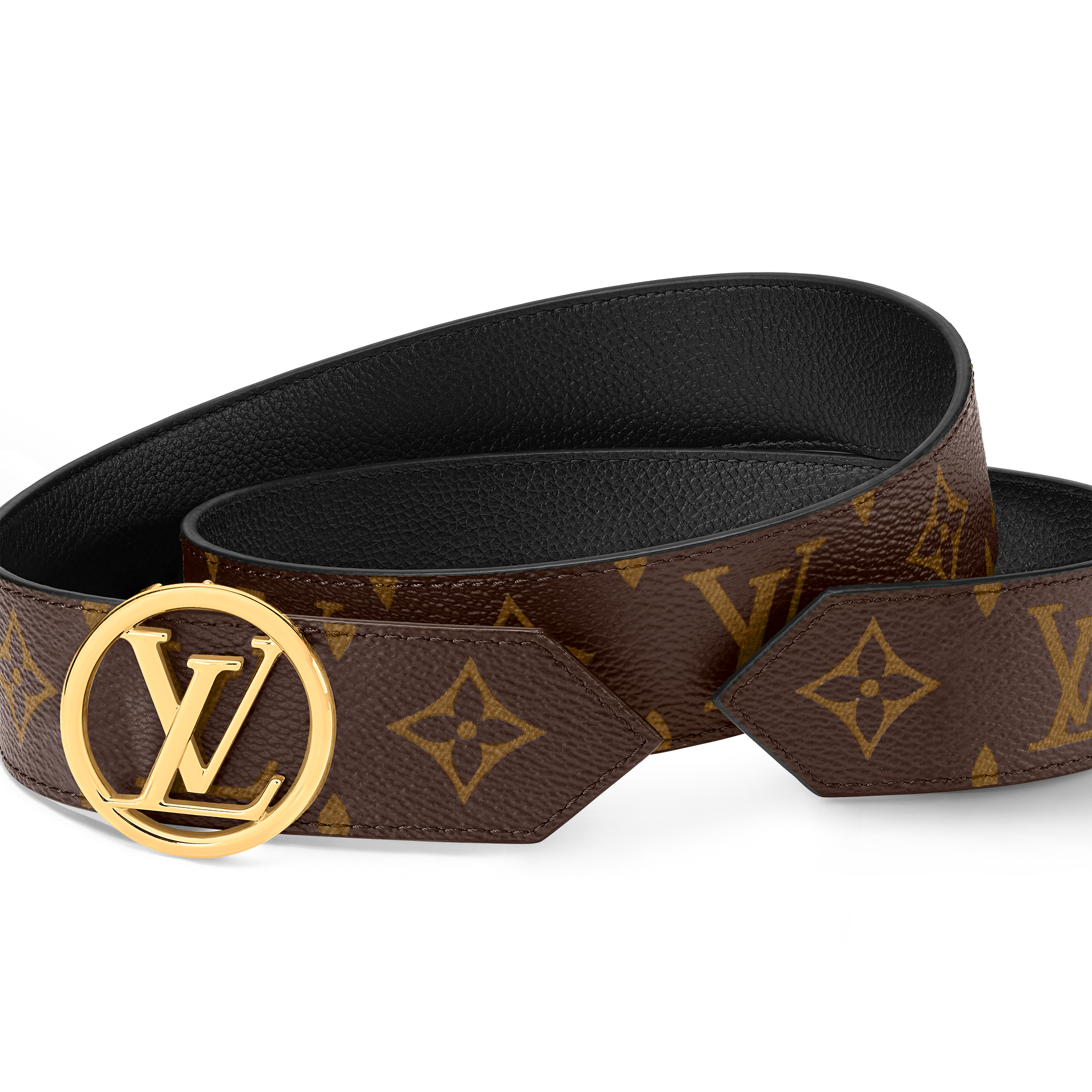 Cinturón reversible LV Circle de 3,5 cm Lona Monogram Mujer Accesorios Cinturones | LOUIS VUITTON (Zoom de producto)