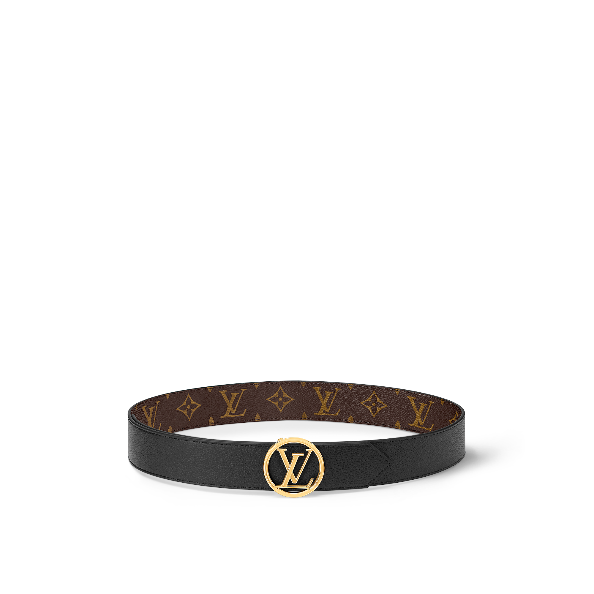 Cinturón reversible LV Circle de 3,5 cm Lona Monogram Mujer Accesorios Cinturones | LOUIS VUITTON (Zoom de producto)