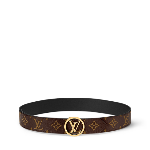 Cinturón reversible LV Circle de 3,5 cm Lona Monogram Mujer Accesorios Cinturones | LOUIS VUITTON (Zoom de producto)
