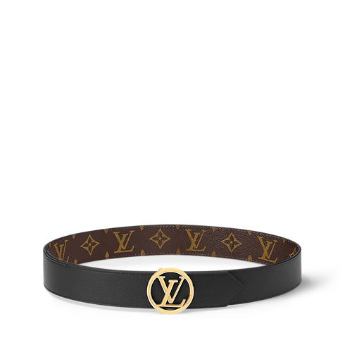 Cinturón reversible LV Circle de 3,5 cm Lona Monogram Mujer Accesorios Cinturones | LOUIS VUITTON (Zoom de producto)