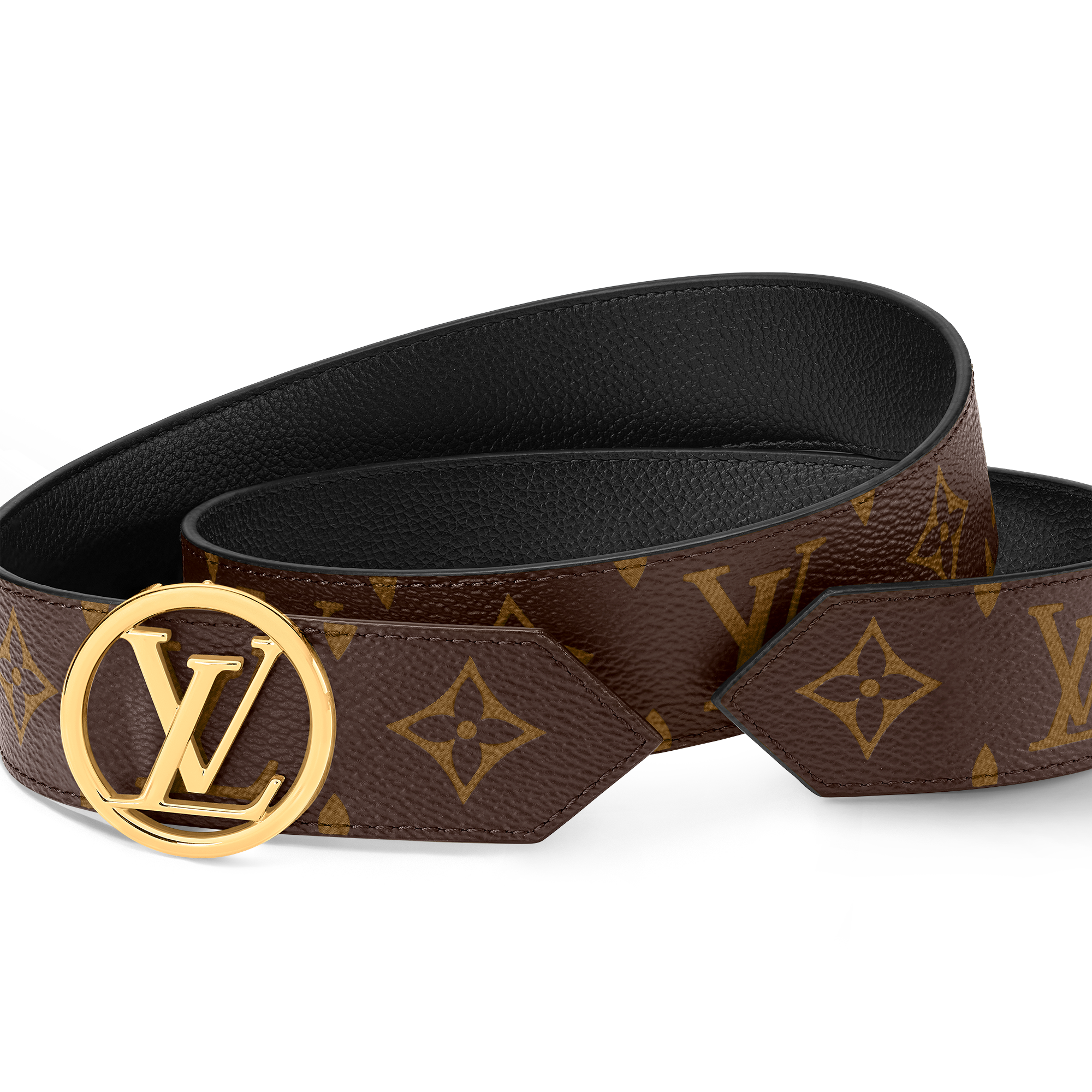 Cinturón reversible LV Circle de 3,5 cm Lona Monogram Mujer Accesorios Cinturones | LOUIS VUITTON (Zoom de producto)