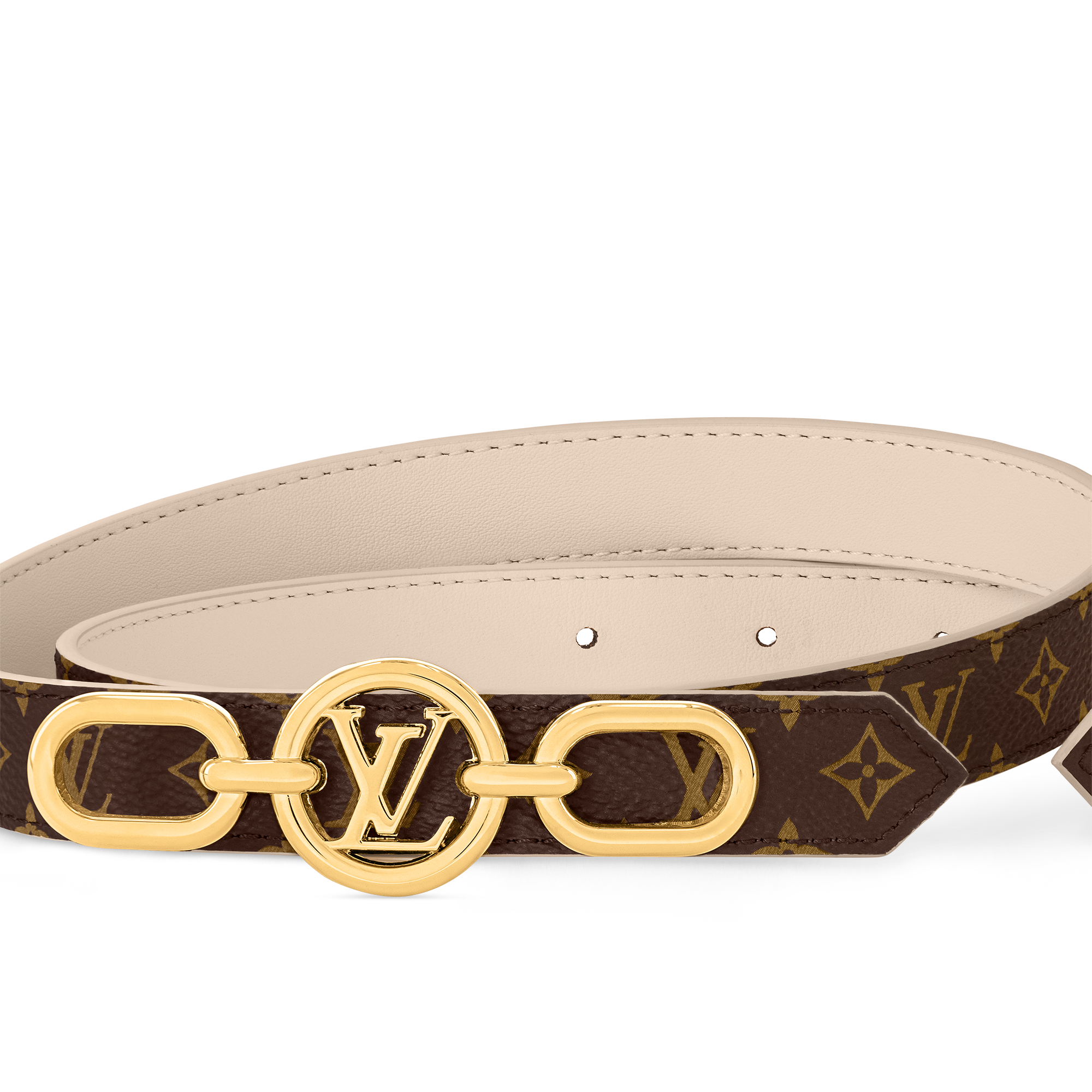 Cinturón reversible LV Circle Prime de 2 cm Lona Monogram Mujer Accesorios Cinturones | LOUIS VUITTON (Zoom de producto)