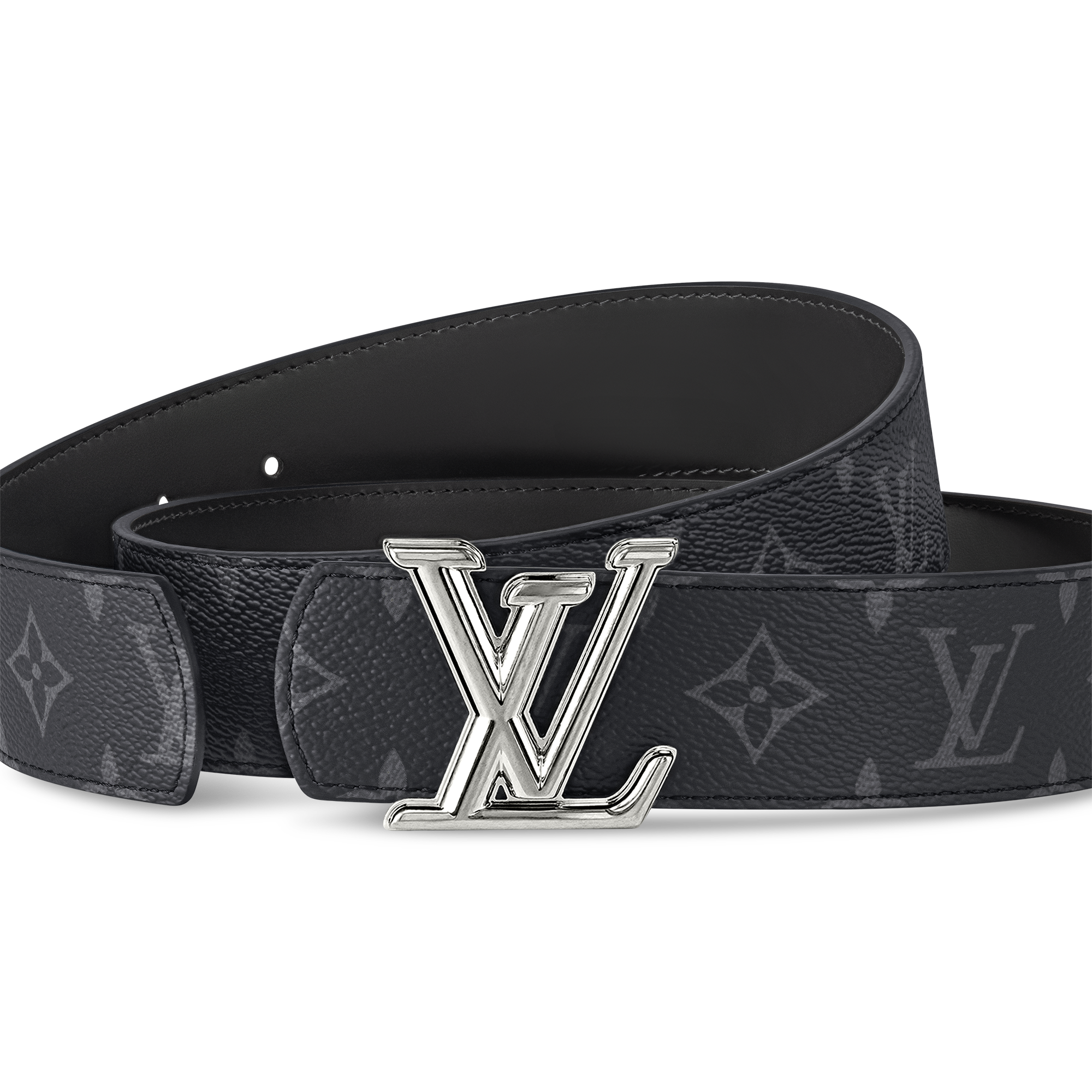 Cinturón reversible LV Dimension de 4 cm Lona Monogram Eclipse Hombre Accesorios Cinturones | LOUIS VUITTON (Zoom de producto)