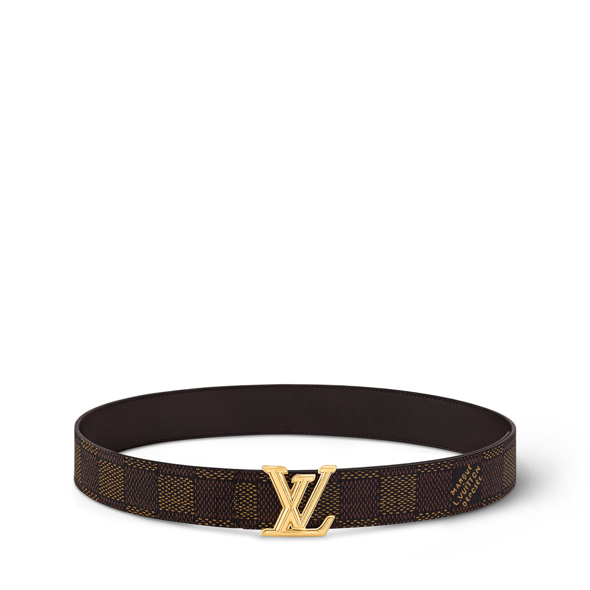Cinturón reversible LV Dimension de 4 cm Lona Damier Graphite Hombre Accesorios Cinturones | LOUIS VUITTON (Zoom de producto)