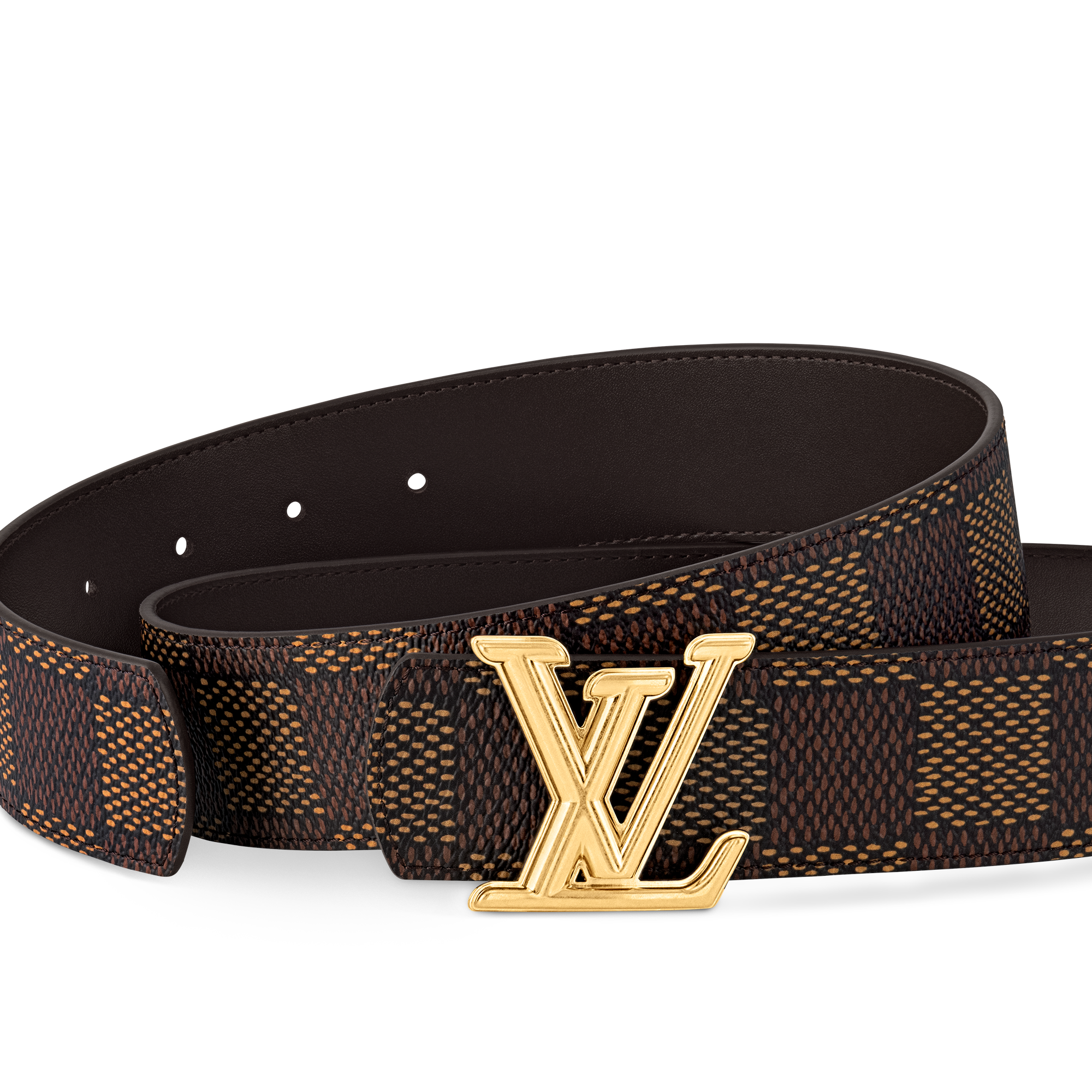 Cinturón reversible LV Dimension de 4 cm Lona Damier Graphite Hombre Accesorios Cinturones | LOUIS VUITTON (Zoom de producto)