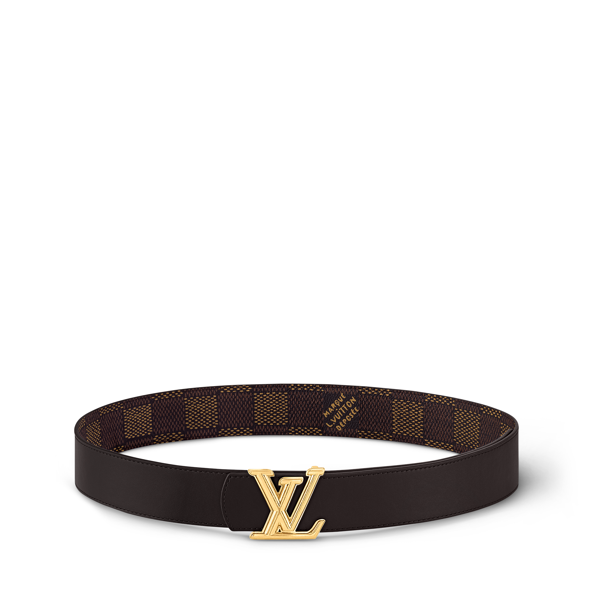 Cinturón reversible LV Dimension de 4 cm Lona Damier Graphite Hombre Accesorios Cinturones | LOUIS VUITTON (Zoom de producto)