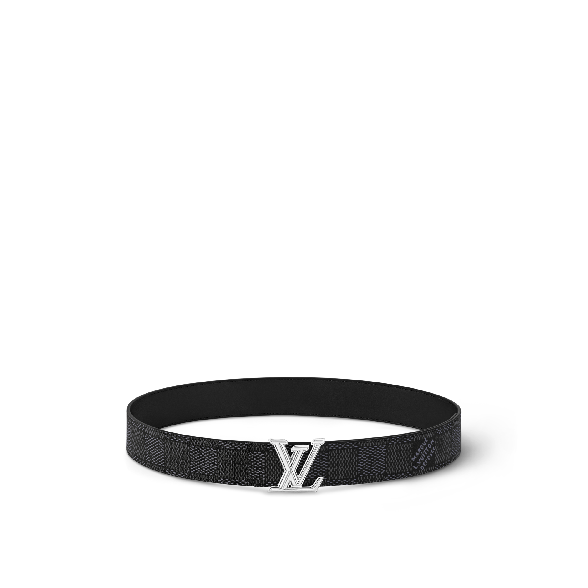 Cinturón reversible LV Dimension de 4 cm Lona Damier Graphite Hombre Accesorios Cinturones | LOUIS VUITTON (Zoom de producto)