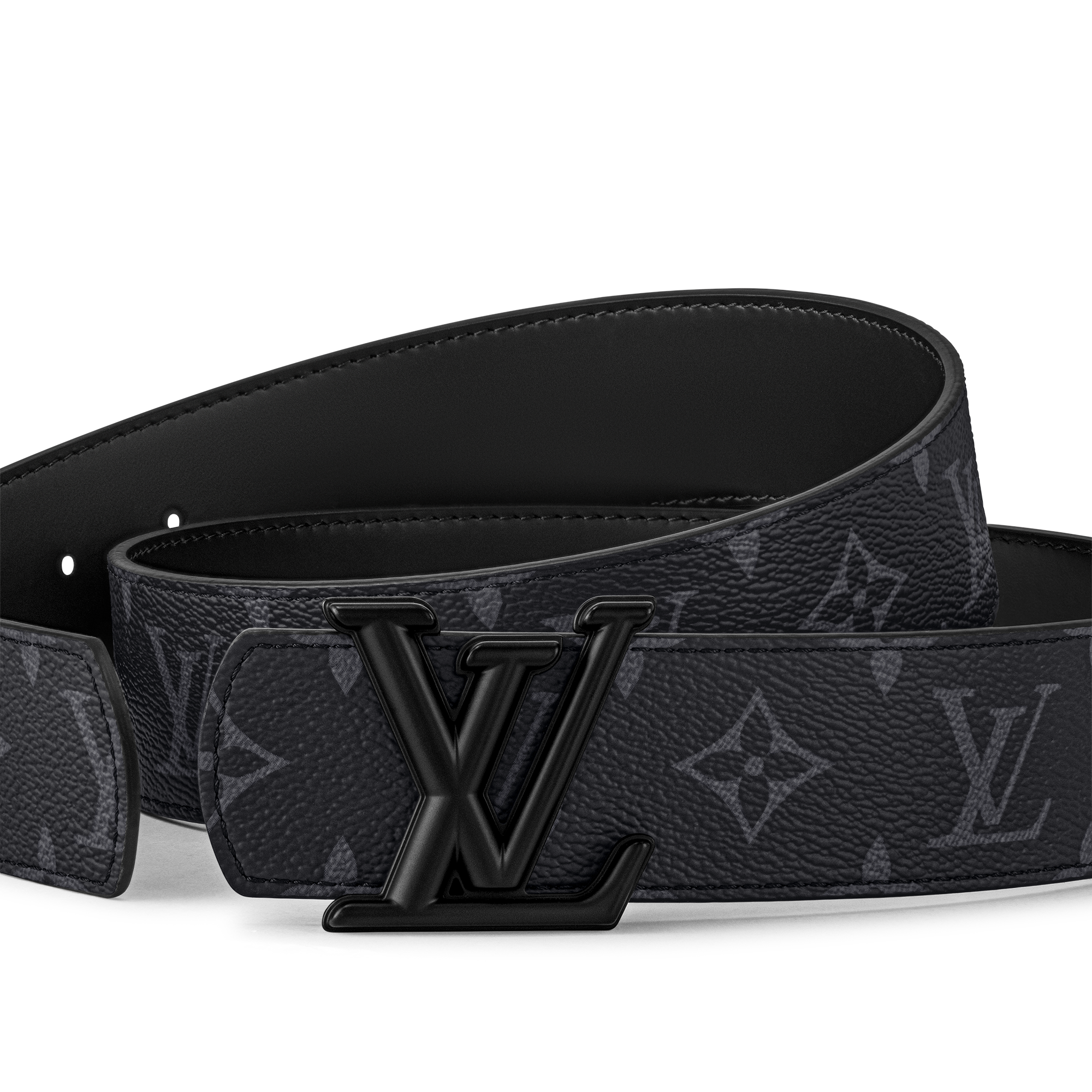 Cinturón reversible LV Dimension de 4 cm Lona Monogram Eclipse Hombre Accesorios Cinturones | LOUIS VUITTON (Zoom de producto)