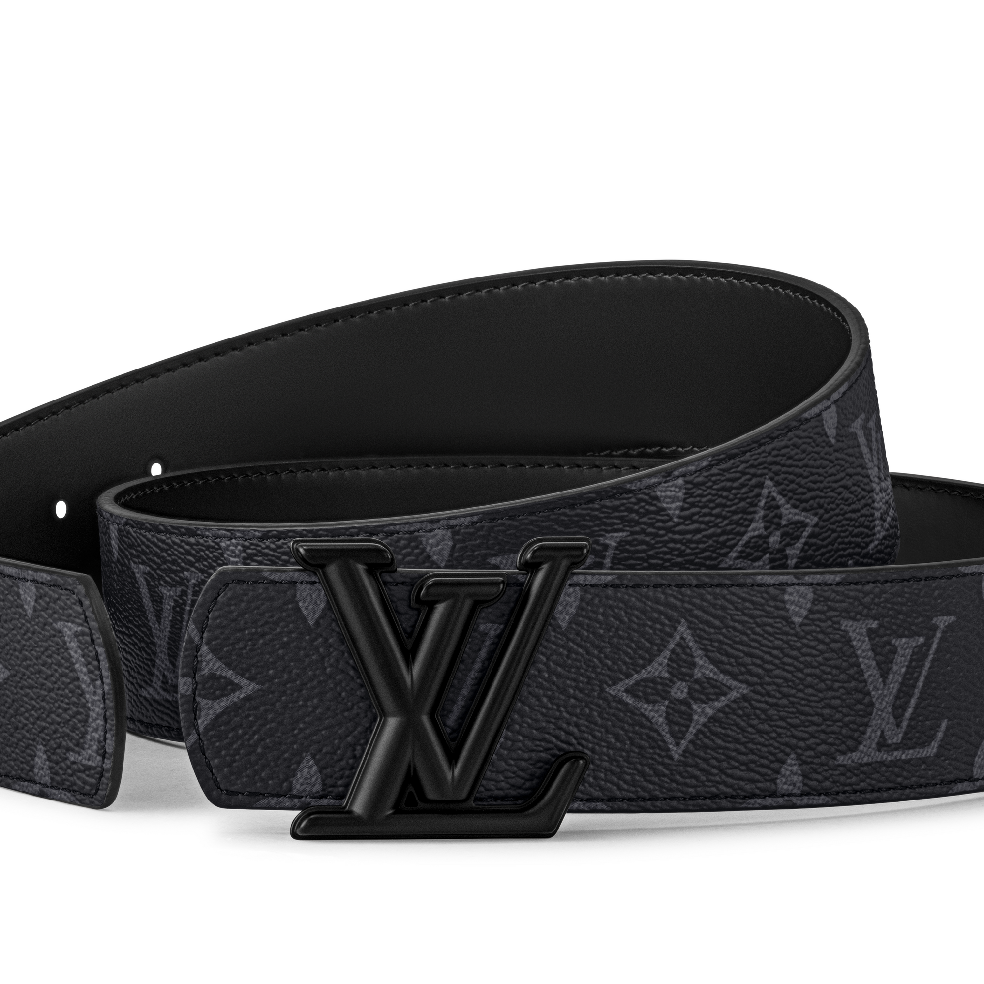 Cinturón reversible LV Dimension de 4 cm Lona Monogram Eclipse Hombre Accesorios Cinturones | LOUIS VUITTON (Zoom de producto)