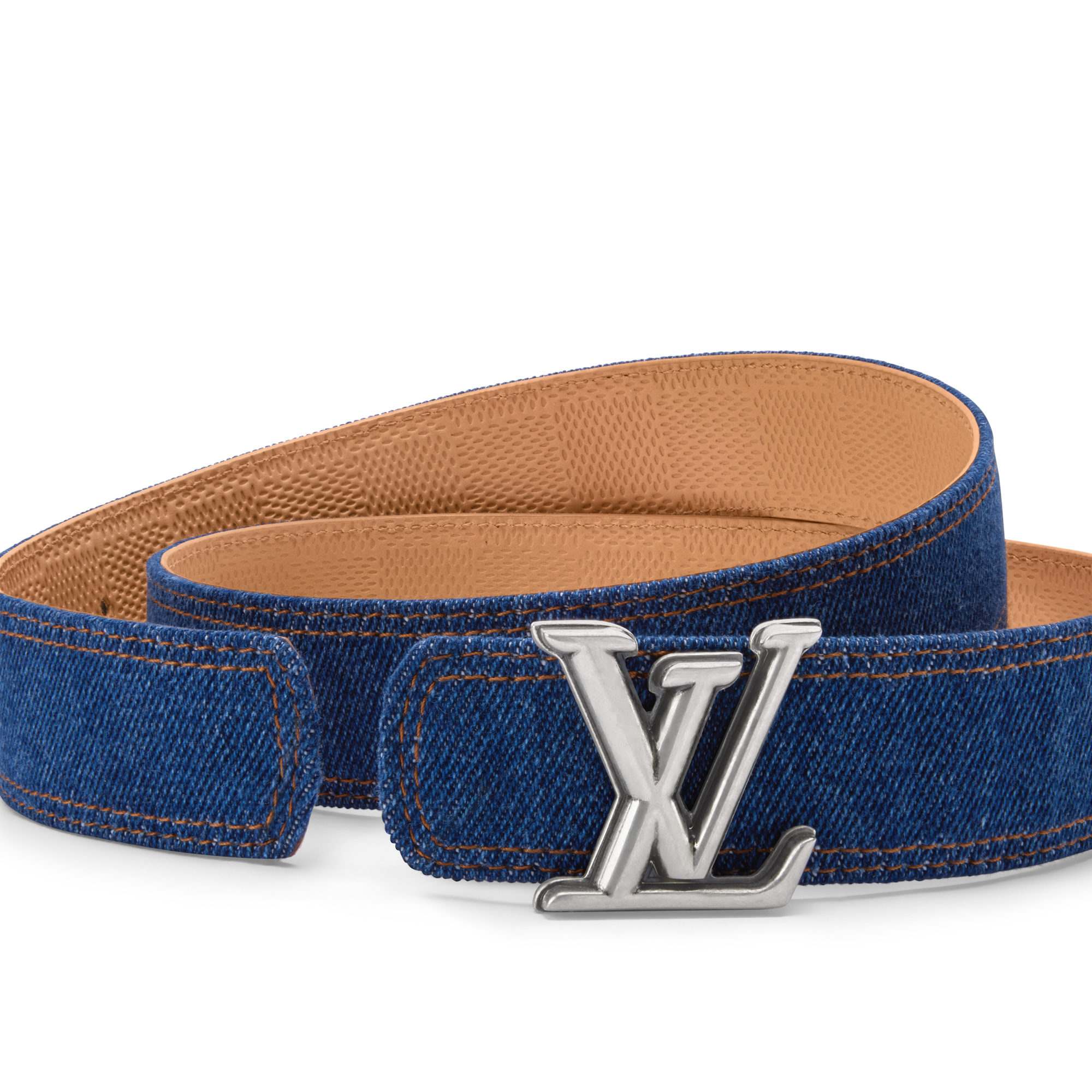 Cinturón reversible LV Dimension Denim de 3,5 cm  Hombre Accesorios Cinturones | LOUIS VUITTON (Zoom de producto)