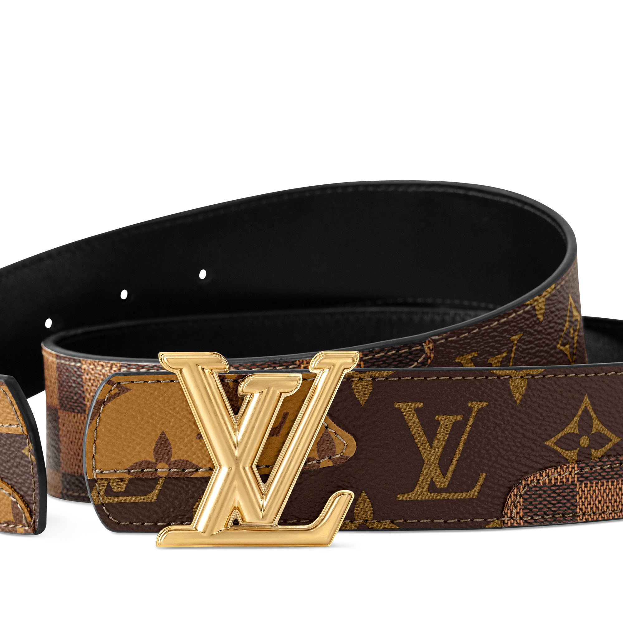 Cinturón reversible LV Dimension Monogram Landscape de 4 cm  Hombre Accesorios Cinturones | LOUIS VUITTON (Zoom de producto)