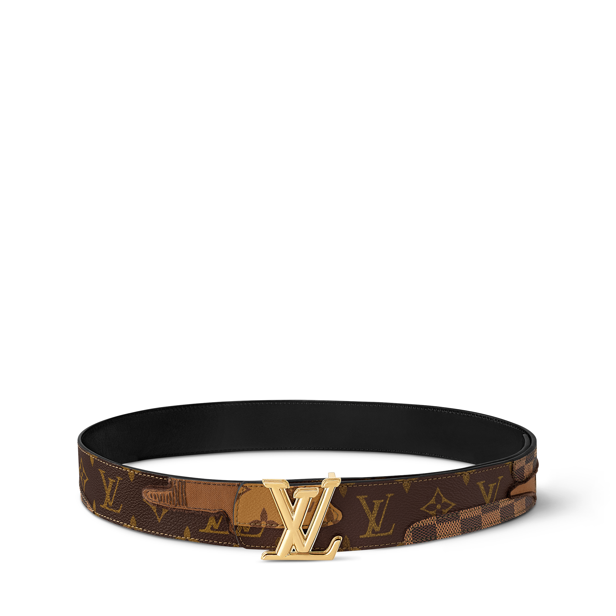 Cinturón reversible LV Dimension Monogram Landscape de 4 cm  Hombre Accesorios Cinturones | LOUIS VUITTON (Zoom de producto)