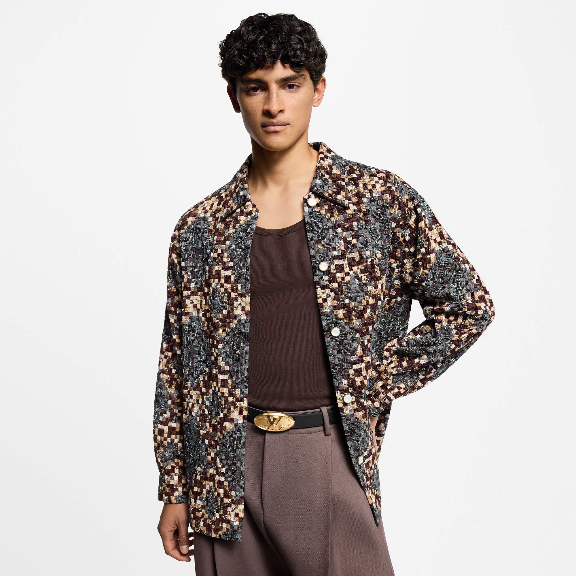 Cinturón reversible LV Fiction de 3 cm  Hombre Accesorios Cinturones | LOUIS VUITTON (Zoom de producto)