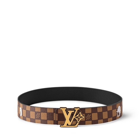 Cinturón reversible LV Flower Damier Phriendship de 4 cm Hombre Accesorios Cinturones | LOUIS VUITTON (Zoom de producto)
