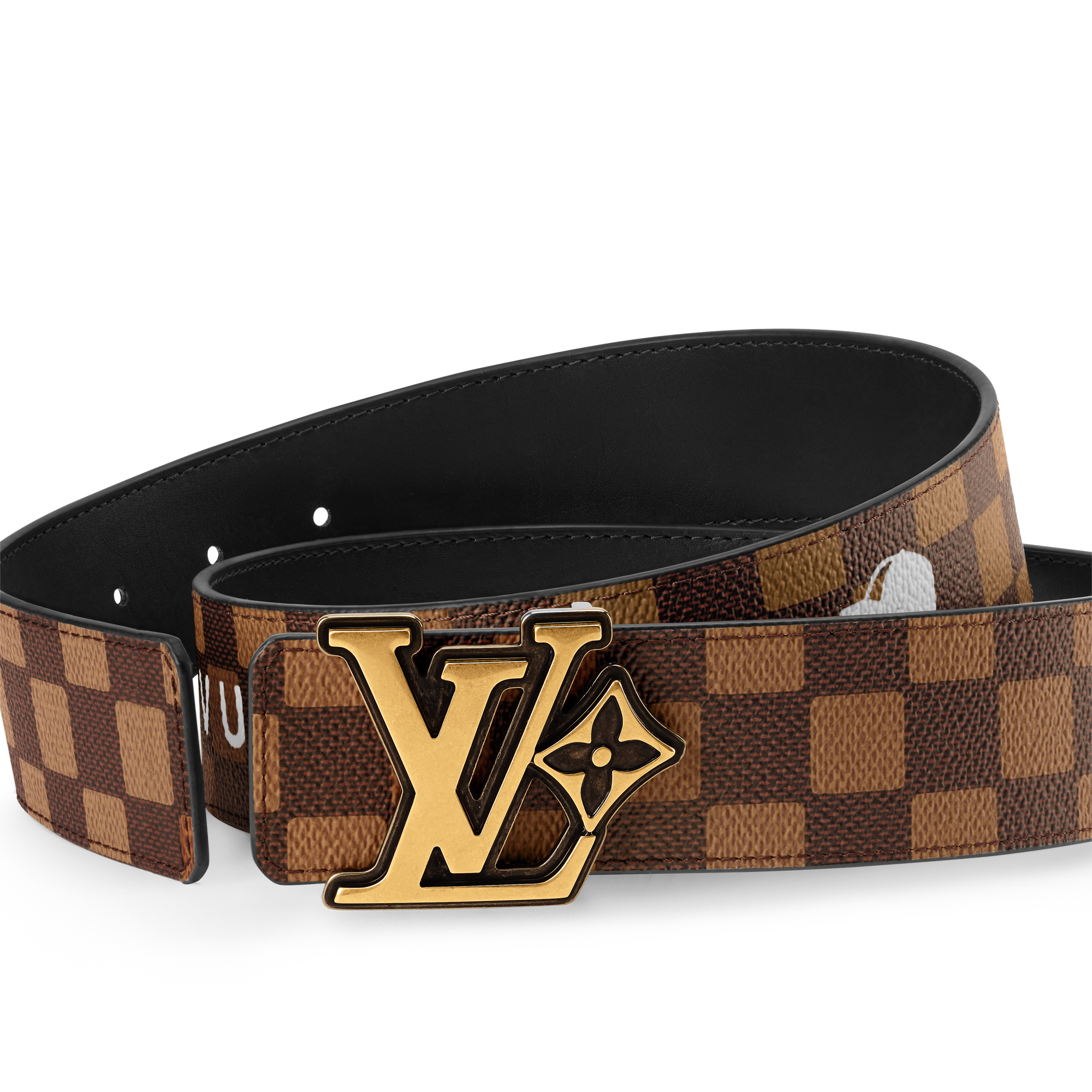 Cinturón reversible LV Flower Damier Phriendship de 4 cm  Hombre Accesorios Cinturones | LOUIS VUITTON (Zoom de producto)