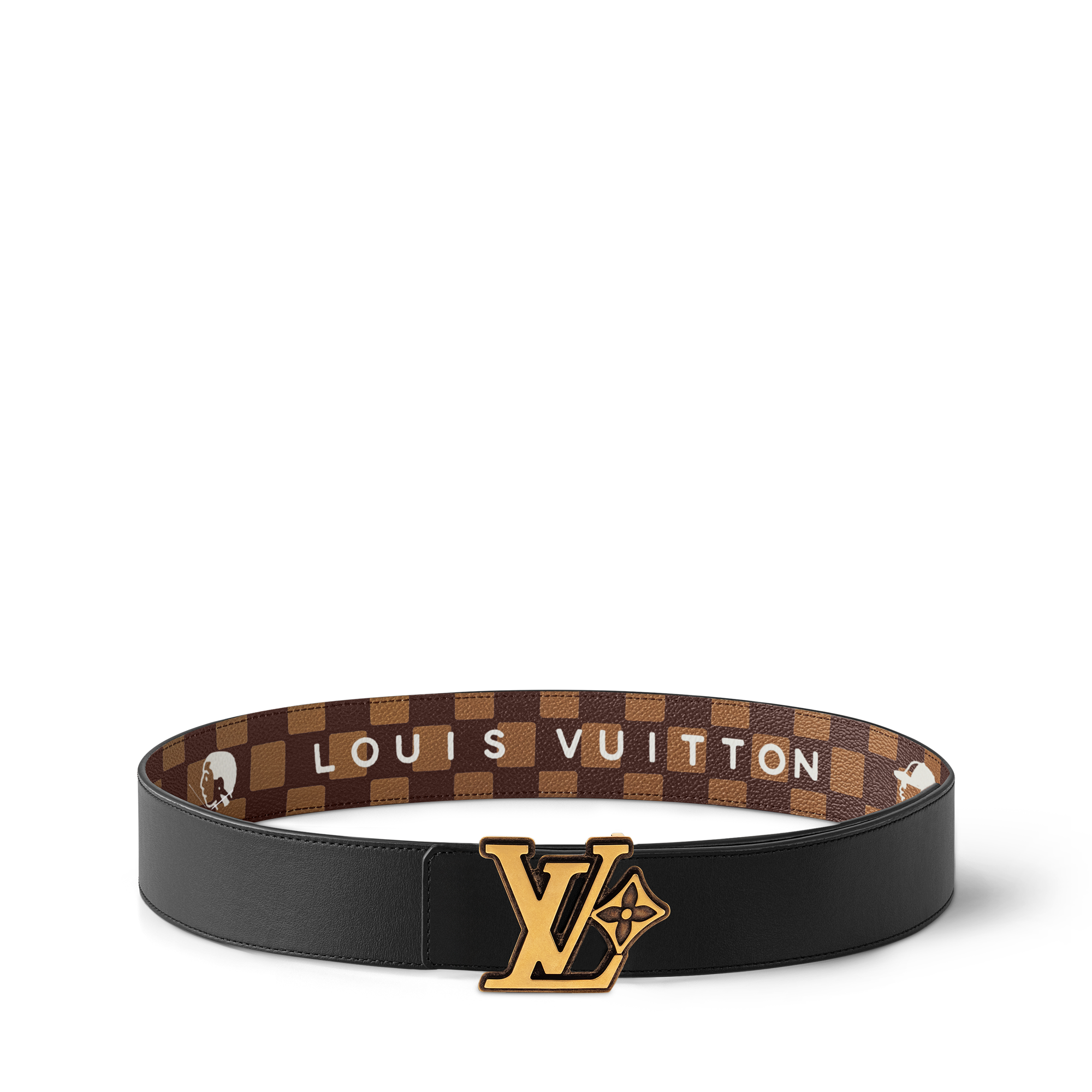Cinturón reversible LV Flower Damier Phriendship de 4 cm  Hombre Accesorios Cinturones | LOUIS VUITTON (Zoom de producto)
