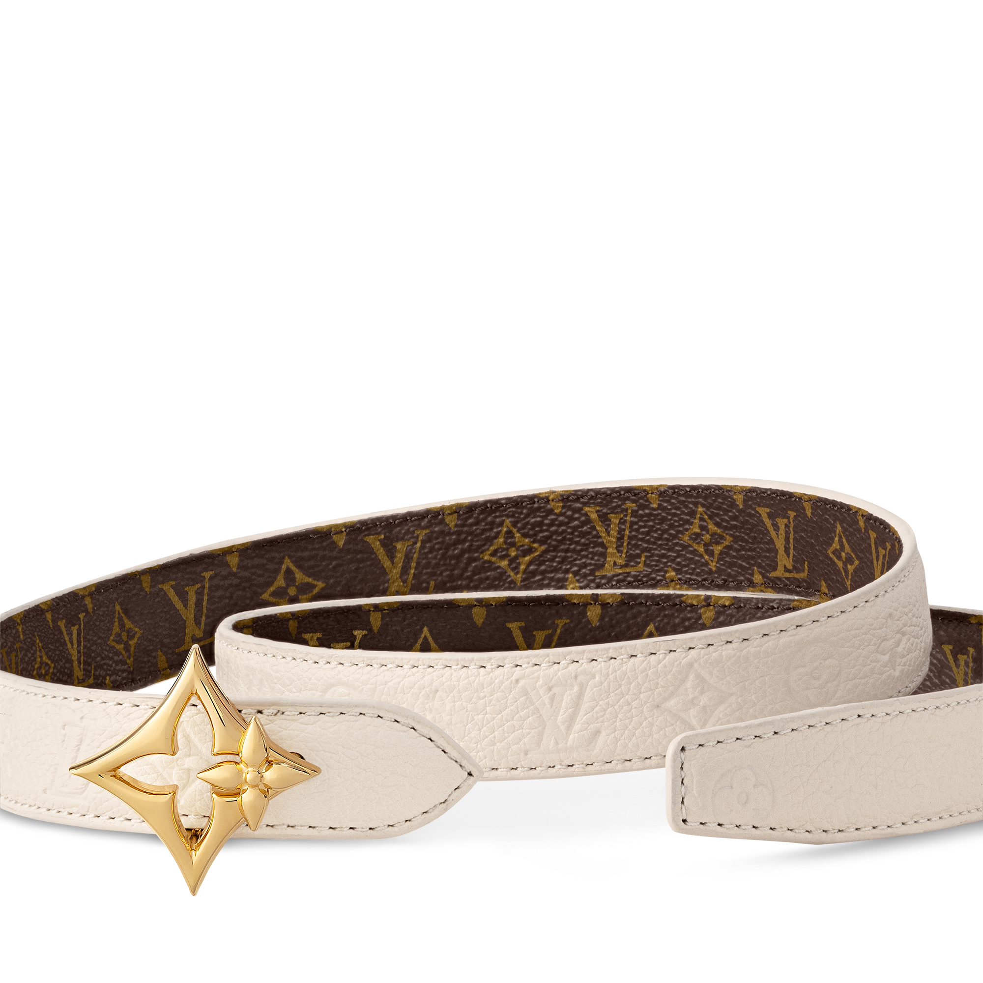 Cinturón reversible LV Flowergram de 2 cm  Mujer Accesorios Cinturones | LOUIS VUITTON (Zoom de producto)