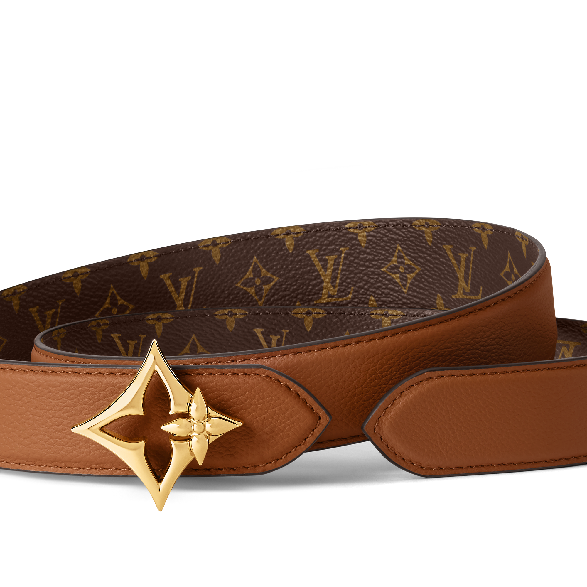 Cinturón reversible LV Flowergram de 3 cm  Mujer Accesorios Cinturones | LOUIS VUITTON (Zoom de producto)