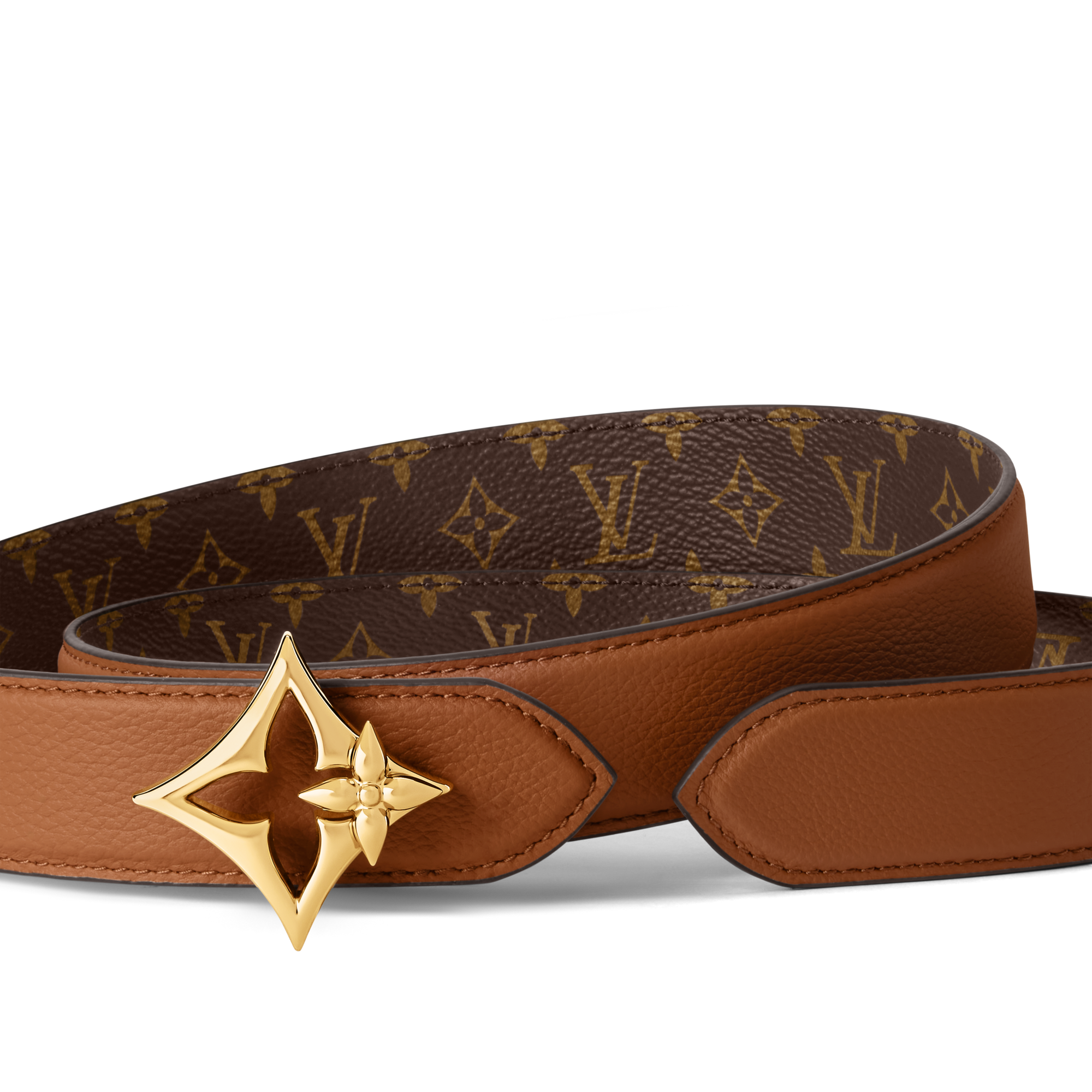 Cinturón reversible LV Flowergram de 3 cm  Mujer Accesorios Cinturones | LOUIS VUITTON (Zoom de producto)