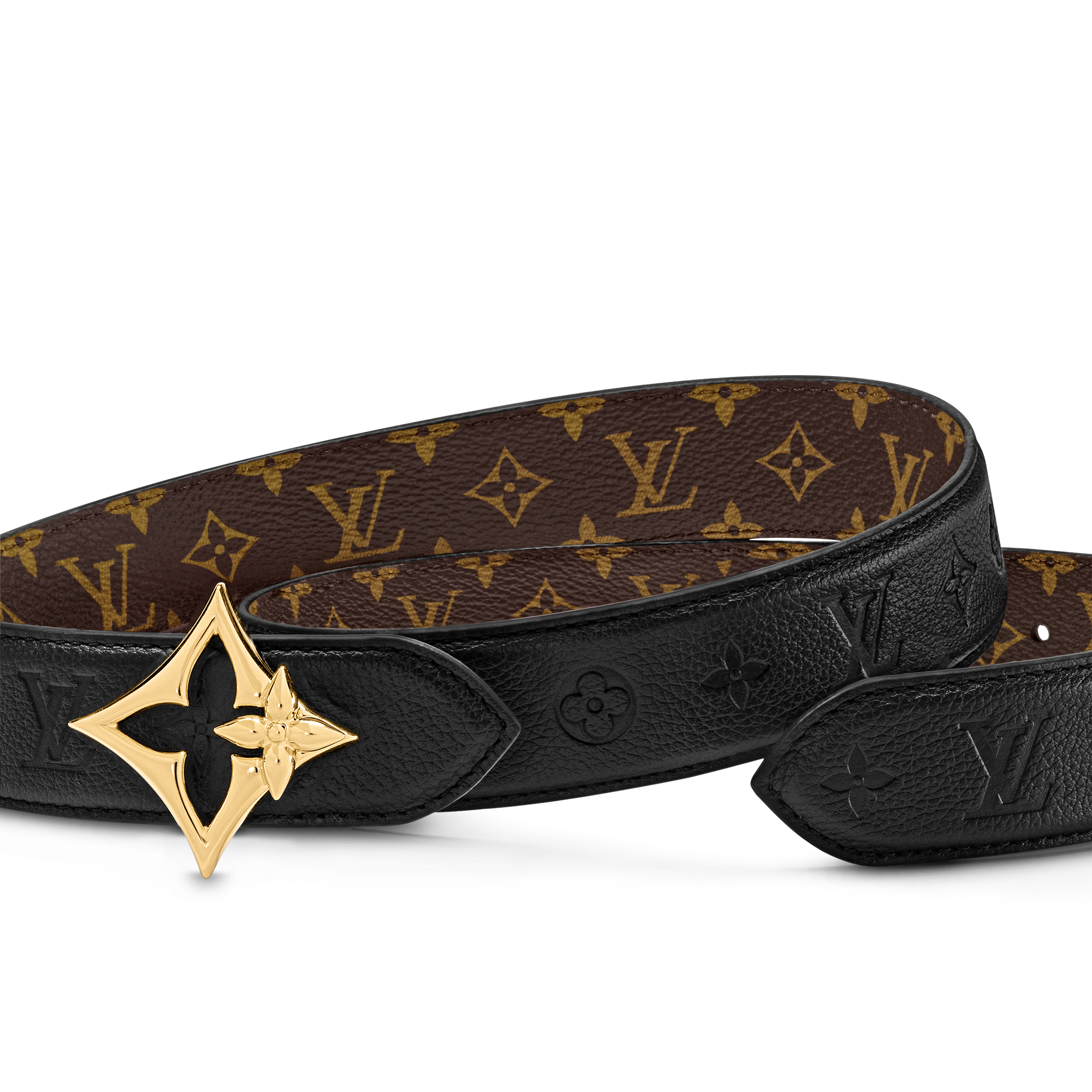 Cinturón reversible LV Flowergram de 3 cm Lona Monogram Mujer Accesorios Cinturones | LOUIS VUITTON (Zoom de producto)