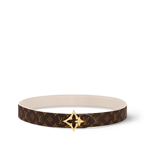 Cinturón reversible LV Flowergram de 3 cm Lona Monogram Mujer Accesorios Cinturones | LOUIS VUITTON (Zoom de producto)