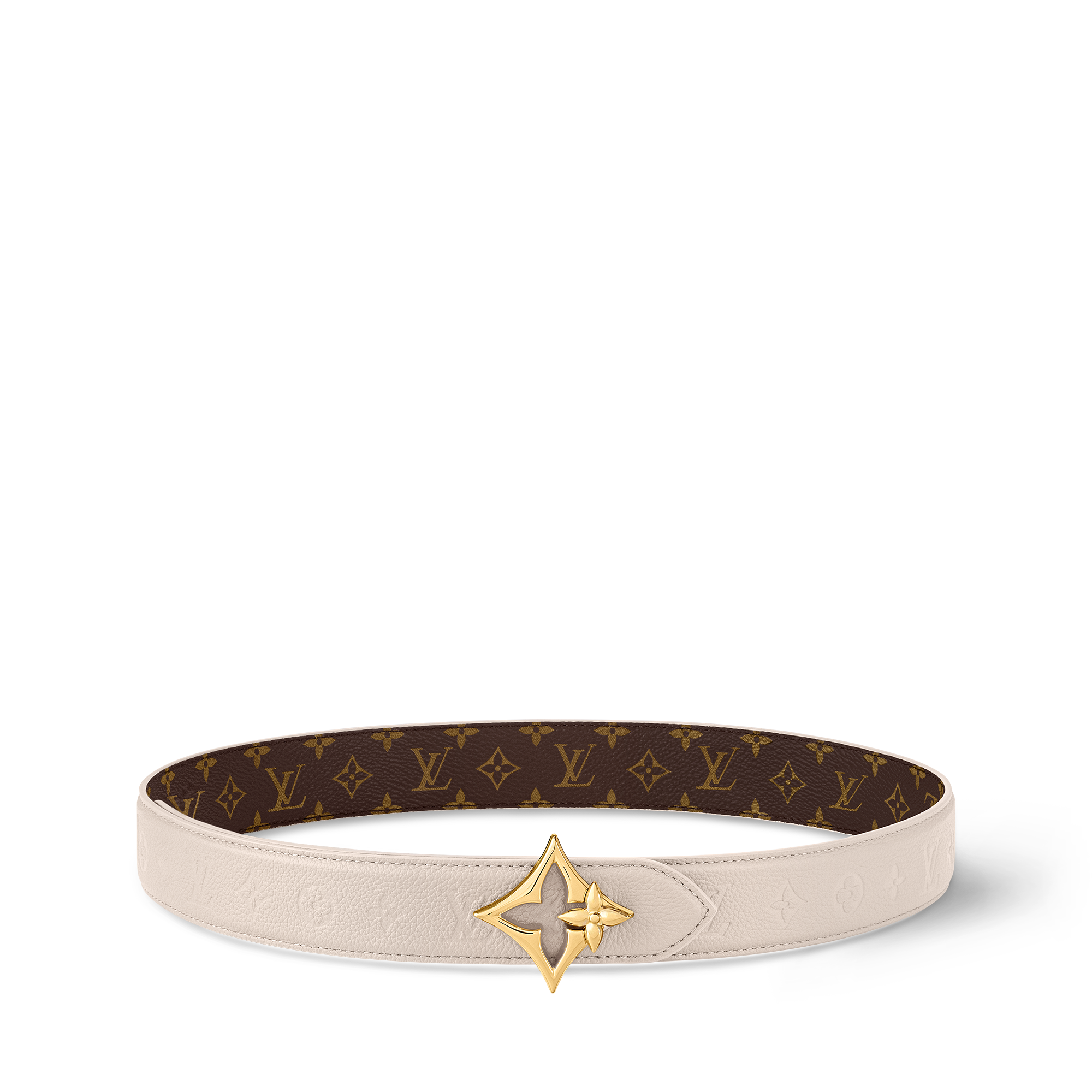 Cinturón reversible LV Flowergram de 3 cm Lona Monogram Mujer Accesorios Cinturones | LOUIS VUITTON (Zoom de producto)