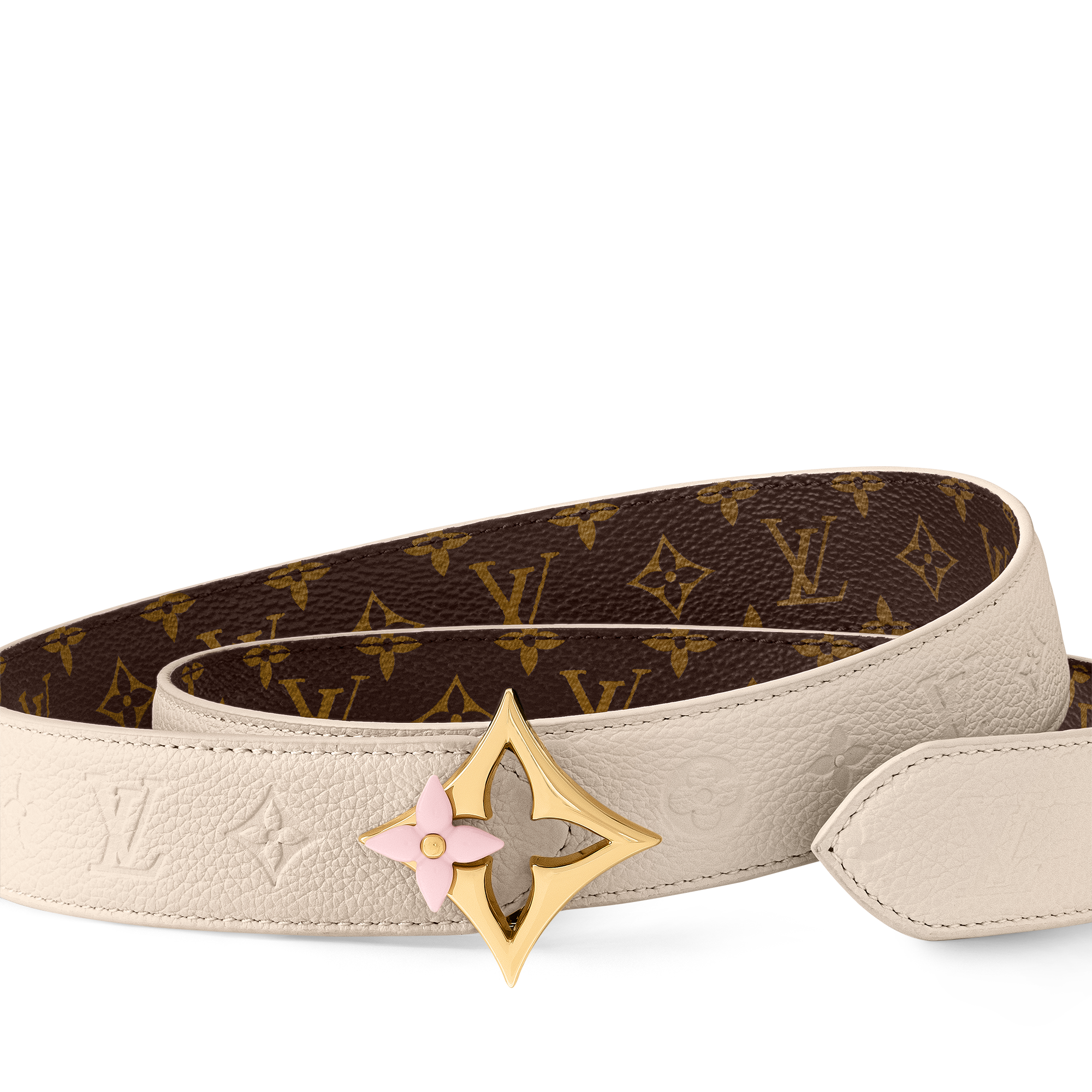 Cinturón reversible LV Flowergram Enamel de 3 cm  Mujer Accesorios Cinturones | LOUIS VUITTON (Zoom de producto)