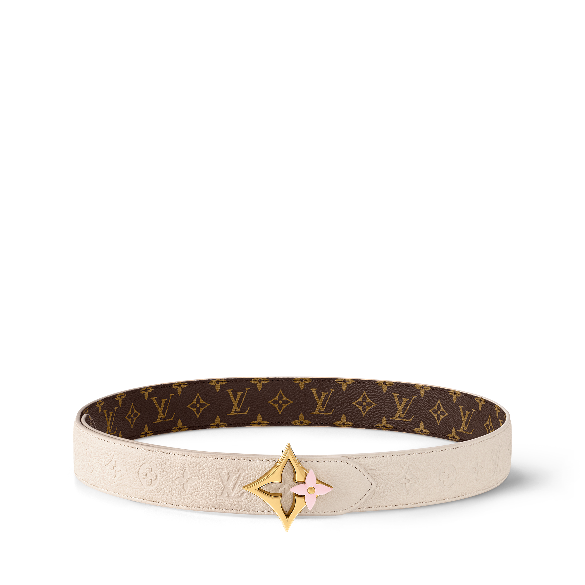 Cinturón reversible LV Flowergram Enamel de 3 cm  Mujer Accesorios Cinturones | LOUIS VUITTON (Zoom de producto)