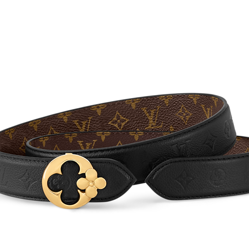 Cinturón reversible LV Flowergram Round de 3 cm Lona Monogram Mujer Accesorios Cinturones | LOUIS VUITTON (Zoom de producto)