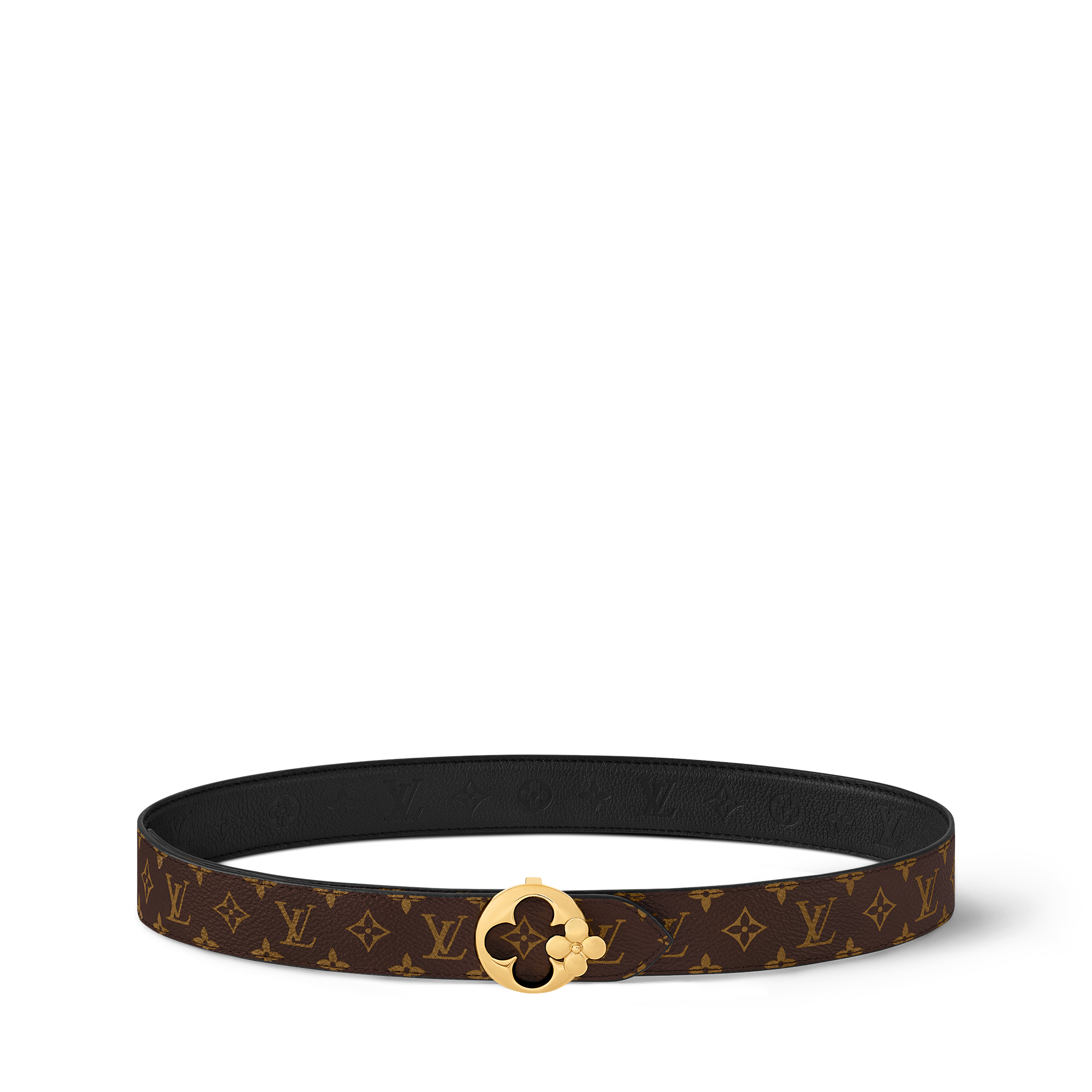 Cinturón reversible LV Flowergram Round de 3 cm Lona Monogram Mujer Accesorios Cinturones | LOUIS VUITTON (Zoom de producto)
