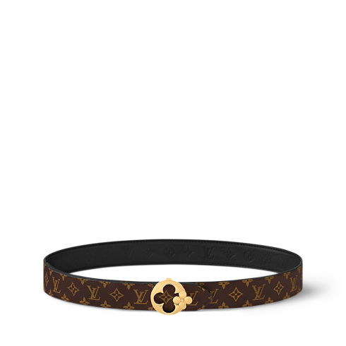 Cinturón reversible LV Flowergram Round de 3 cm Lona Monogram Mujer Accesorios Cinturones | LOUIS VUITTON (Zoom de producto)
