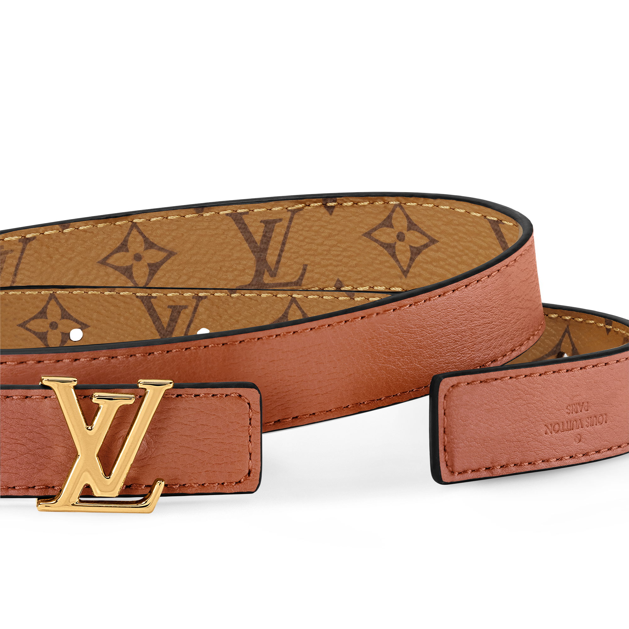 Cinturón reversible LV Iconic de 2 cm Lona Monogram Mujer Accesorios Cinturones | LOUIS VUITTON (Zoom de producto)