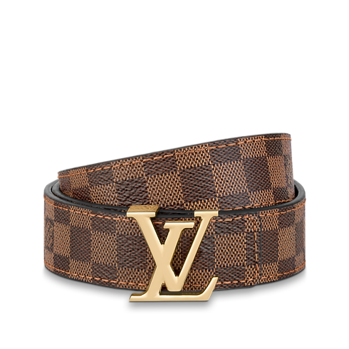 Cinturón reversible LV Iconic de 2,5 cm Lona Damier Ebène Mujer Accesorios Nuevo esta temporada | LOUIS VUITTON (Zoom de producto)