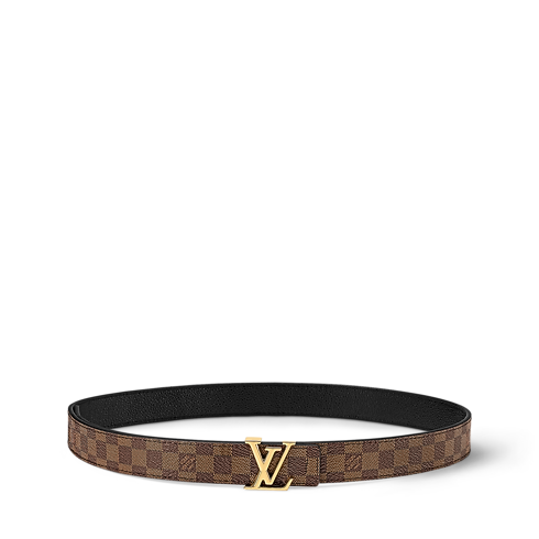 Cinturón reversible LV Iconic de 2,5 cm Lona Damier Ebène Mujer Accesorios Nuevo esta temporada | LOUIS VUITTON (Zoom de producto)