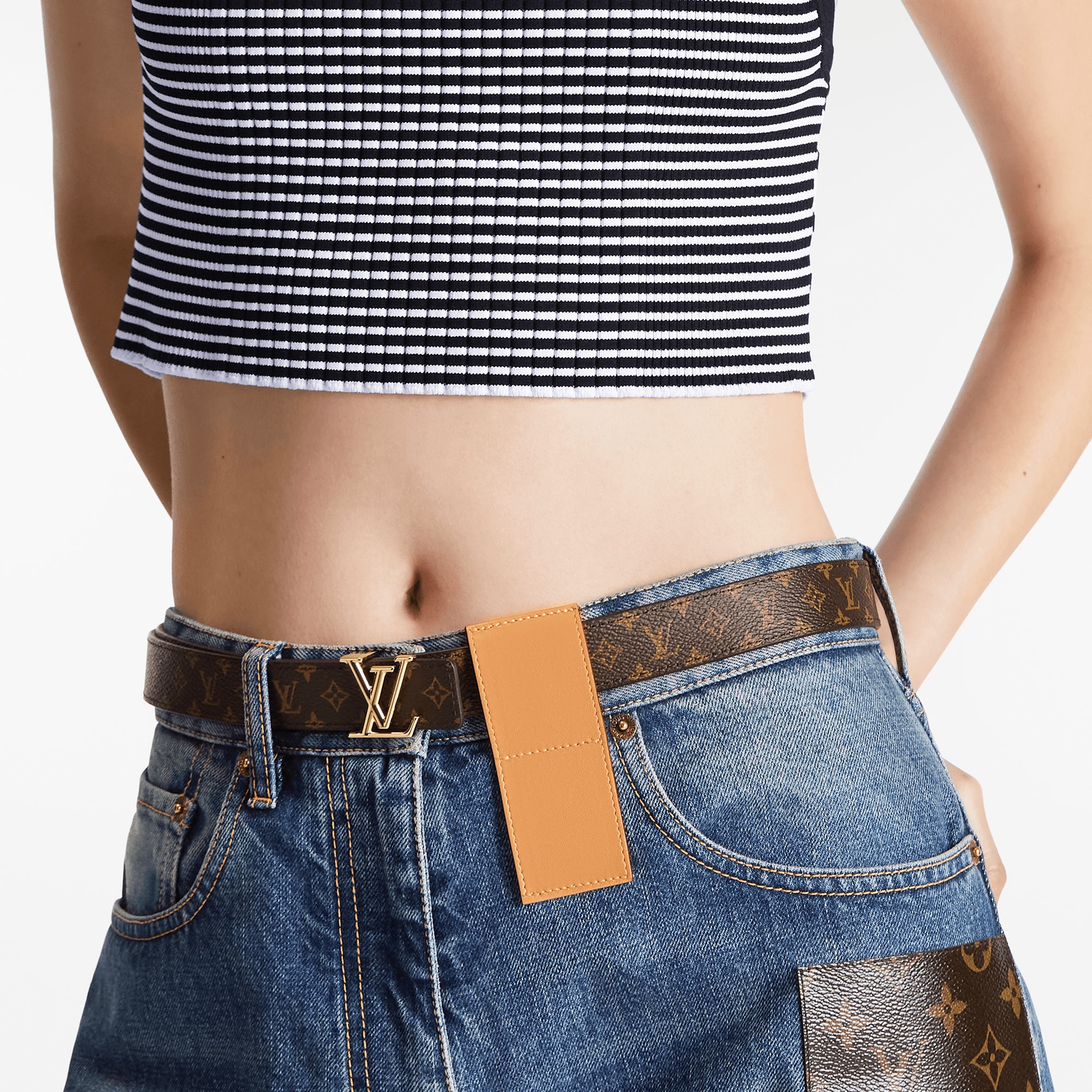 Cinturón reversible LV Iconic de 2,5 cm Lona Monogram Mujer Accesorios Nuevo esta temporada | LOUIS VUITTON (Zoom de producto)