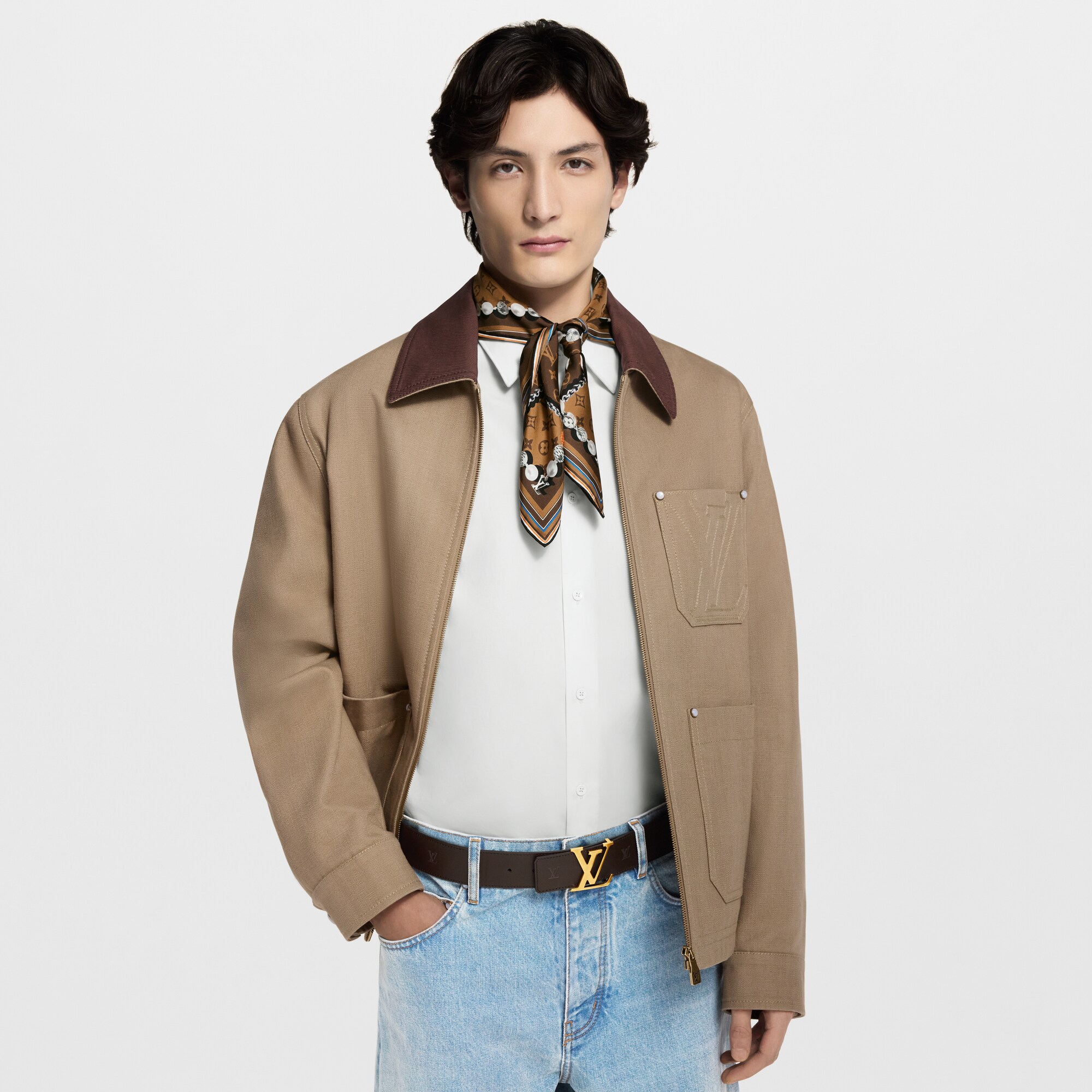 Cinturón reversible LV Initiales Blason de 4 cm  Hombre Accesorios Cinturones | LOUIS VUITTON (Zoom de producto)