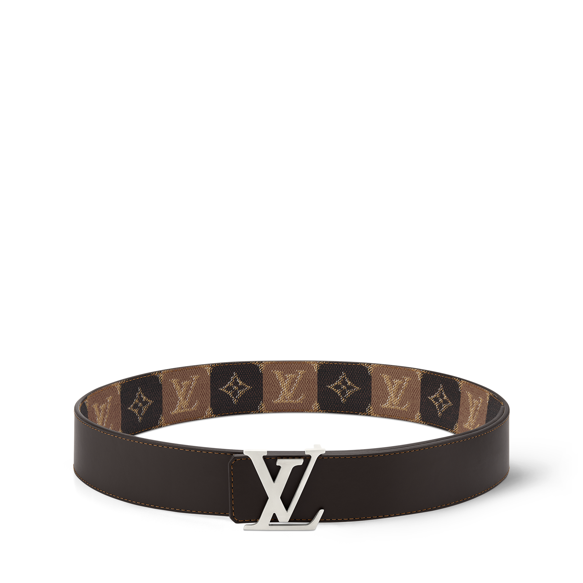 Cinturón reversible LV Initiales College Monogram Heritage de 4 cm  Hombre Accesorios Cinturones | LOUIS VUITTON (Zoom de producto)
