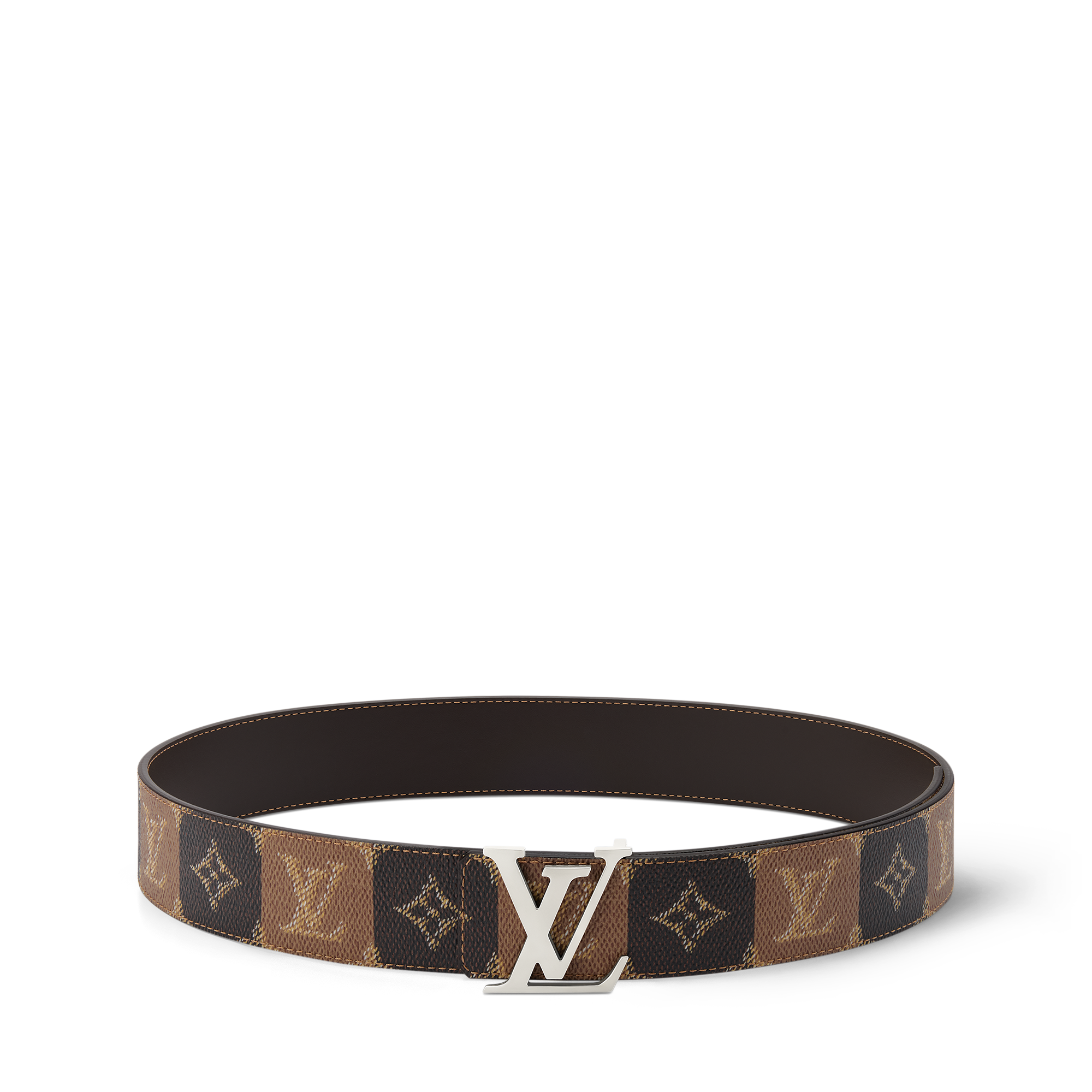 Cinturón reversible LV Initiales College Monogram Heritage de 4 cm  Hombre Accesorios Cinturones | LOUIS VUITTON (Zoom de producto)