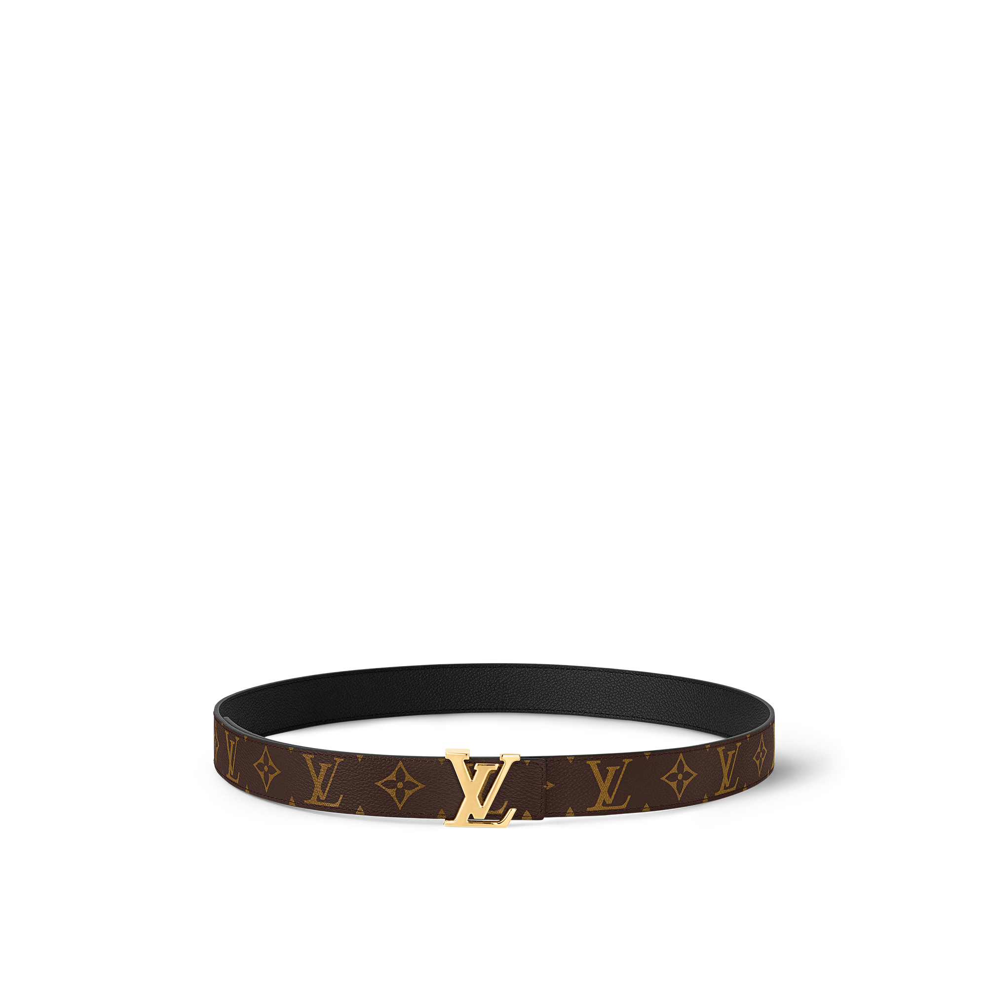 Cinturón reversible LV Initiales de 3 cm Lona Monogram in Mujer