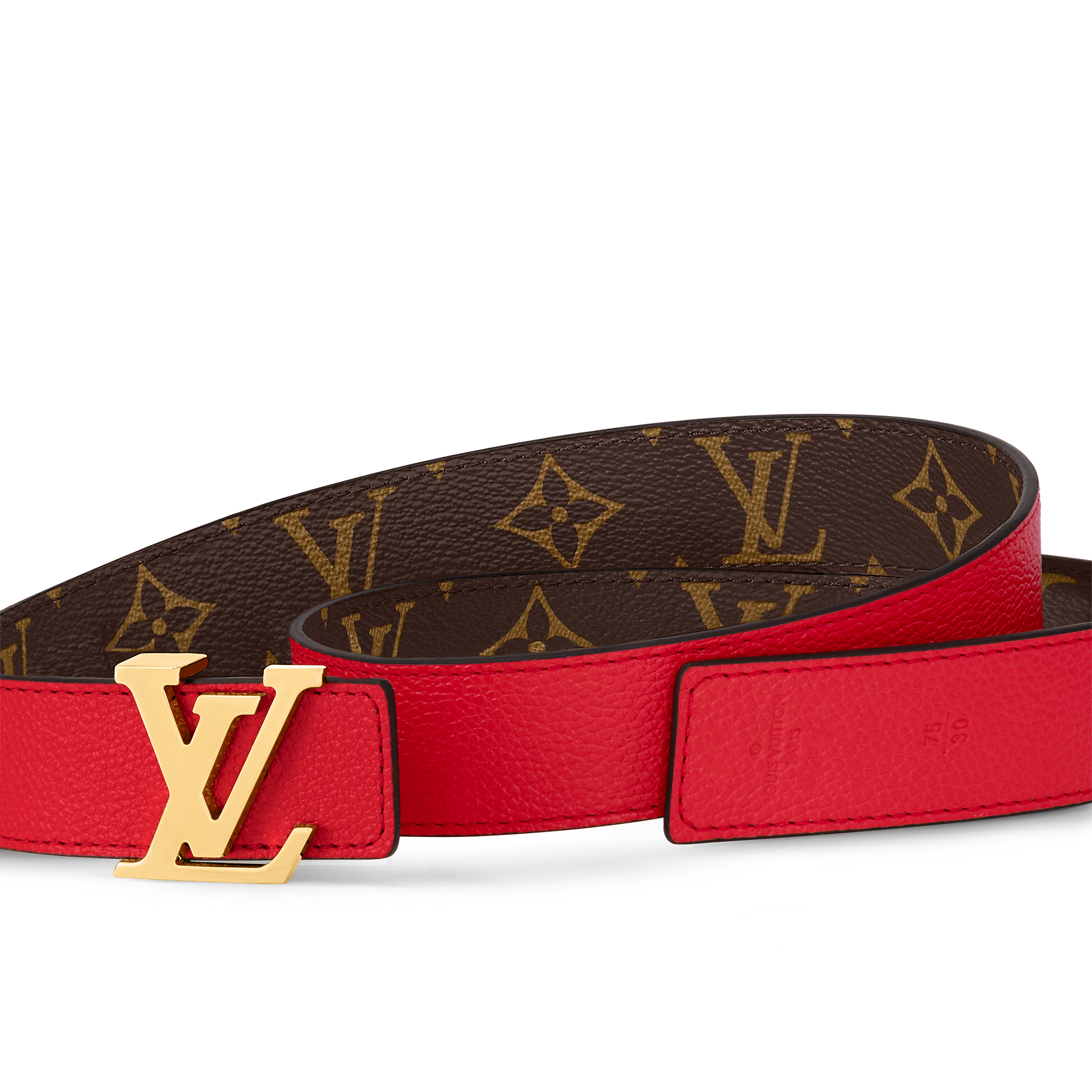 Cinturón reversible LV Initiales de 3 cm Lona Monogram Mujer Accesorios Cinturones | LOUIS VUITTON (Zoom de producto)