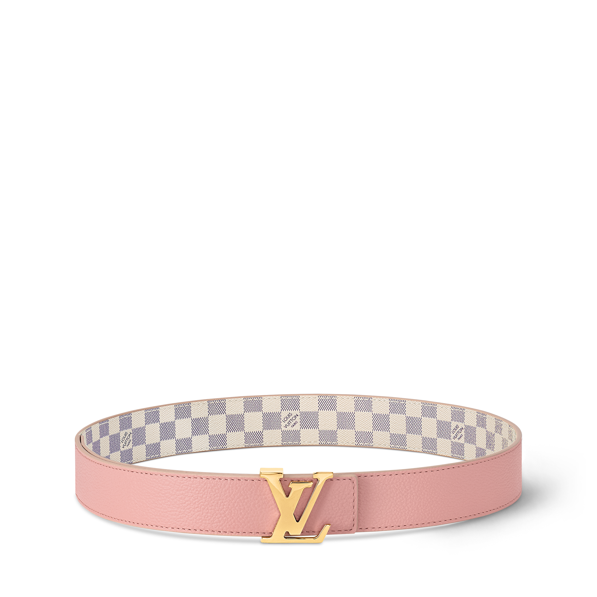 Cinturón reversible LV Initiales de 3 cm Lona Damier Azur Mujer Accesorios Nuevo esta temporada | LOUIS VUITTON (Zoom de producto)