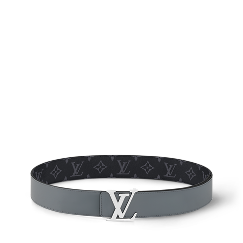 Cinturón reversible LV Initiales de 4 cm Lona Monogram Eclipse Hombre Accesorios Cinturones | LOUIS VUITTON (Zoom de producto)