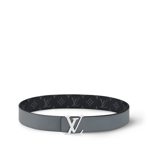 Cinturón reversible LV Initiales de 4 cm Lona Monogram Eclipse Hombre Accesorios Cinturones | LOUIS VUITTON (Zoom de producto)
