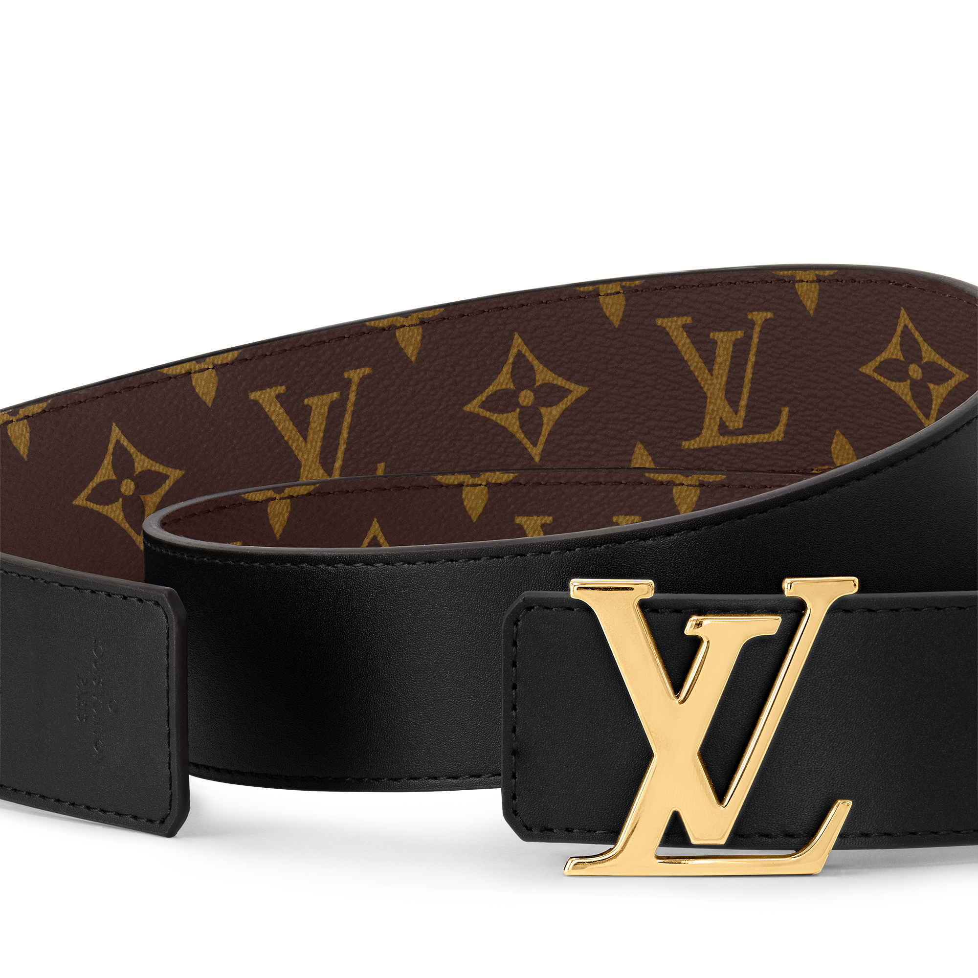 Cinturón reversible LV Initiales de 4 cm Lona Monogram Mujer Accesorios Cinturones | LOUIS VUITTON (Zoom de producto)