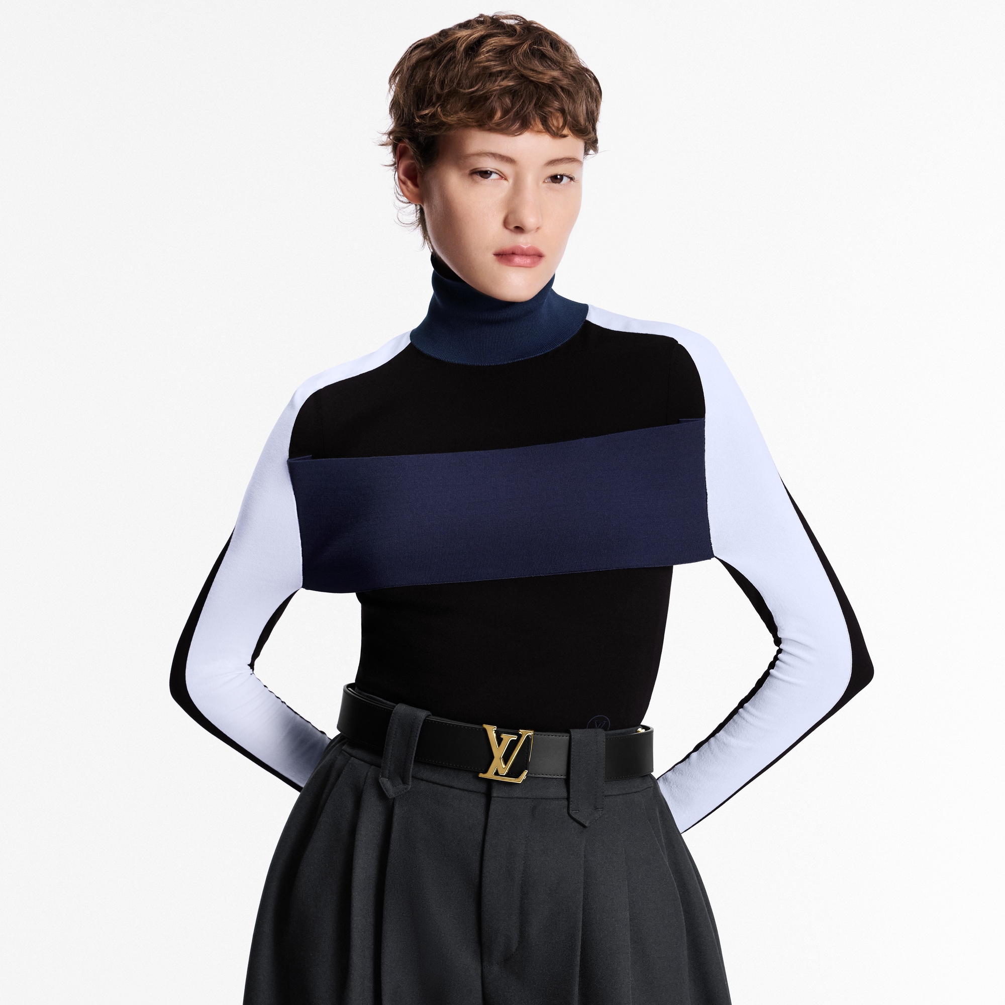 Cinturón reversible LV Initiales de 4 cm Lona Monogram Mujer Accesorios Cinturones | LOUIS VUITTON (Zoom de producto)
