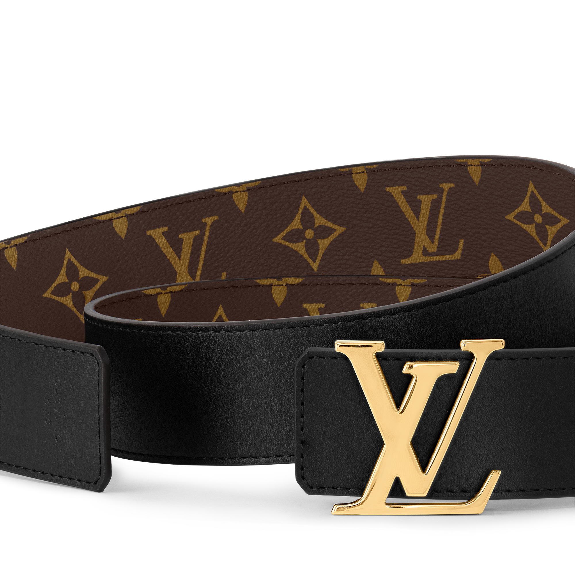 Cinturón reversible LV Initiales de 4 cm Lona Monogram Mujer Accesorios Cinturones | LOUIS VUITTON (Zoom de producto)