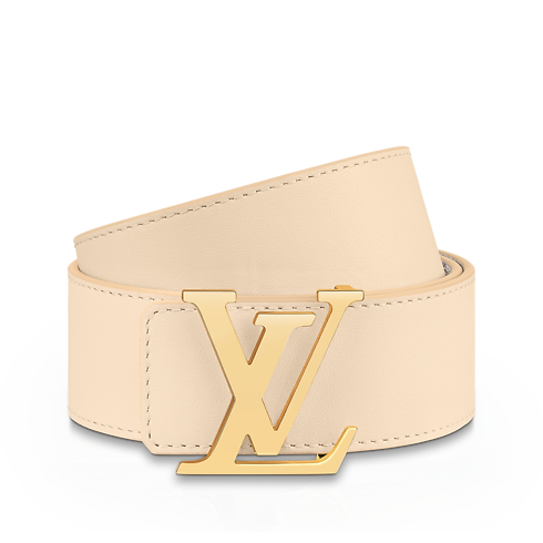 Cinturón reversible LV Initiales de 4 cm Lona Damier Azur Mujer Accesorios Cinturones | LOUIS VUITTON (Zoom de producto)