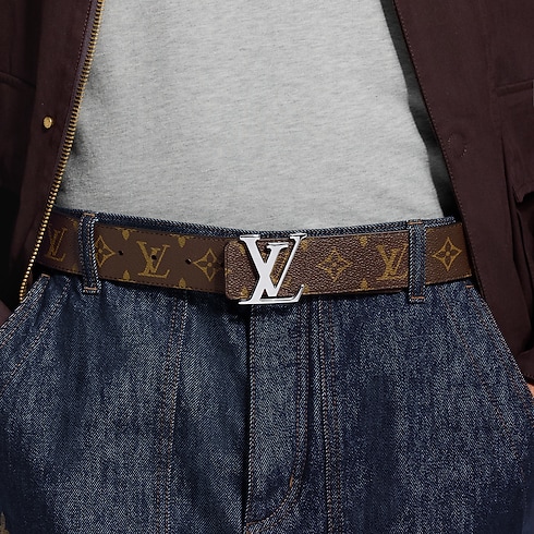 Cinturón reversible LV Initiales Monogram Midnight de 4 cm G72 Hombre Accesorios Cinturones | LOUIS VUITTON (Zoom de producto)