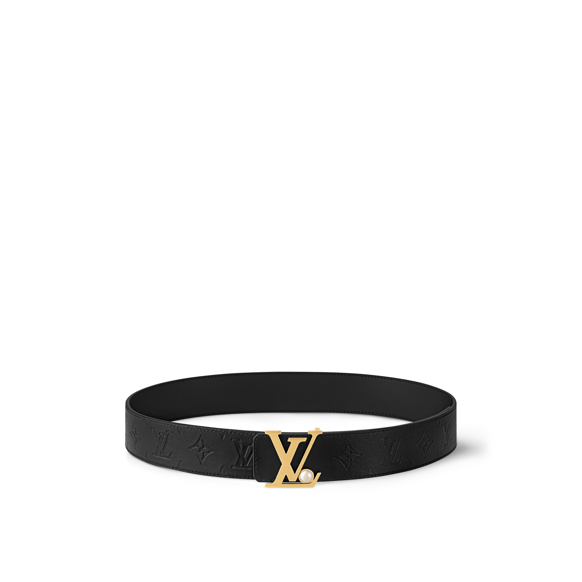 Cinturón reversible LV Initiales Pearls de 4 cm  Hombre Accesorios Cinturones | LOUIS VUITTON (Zoom de producto)