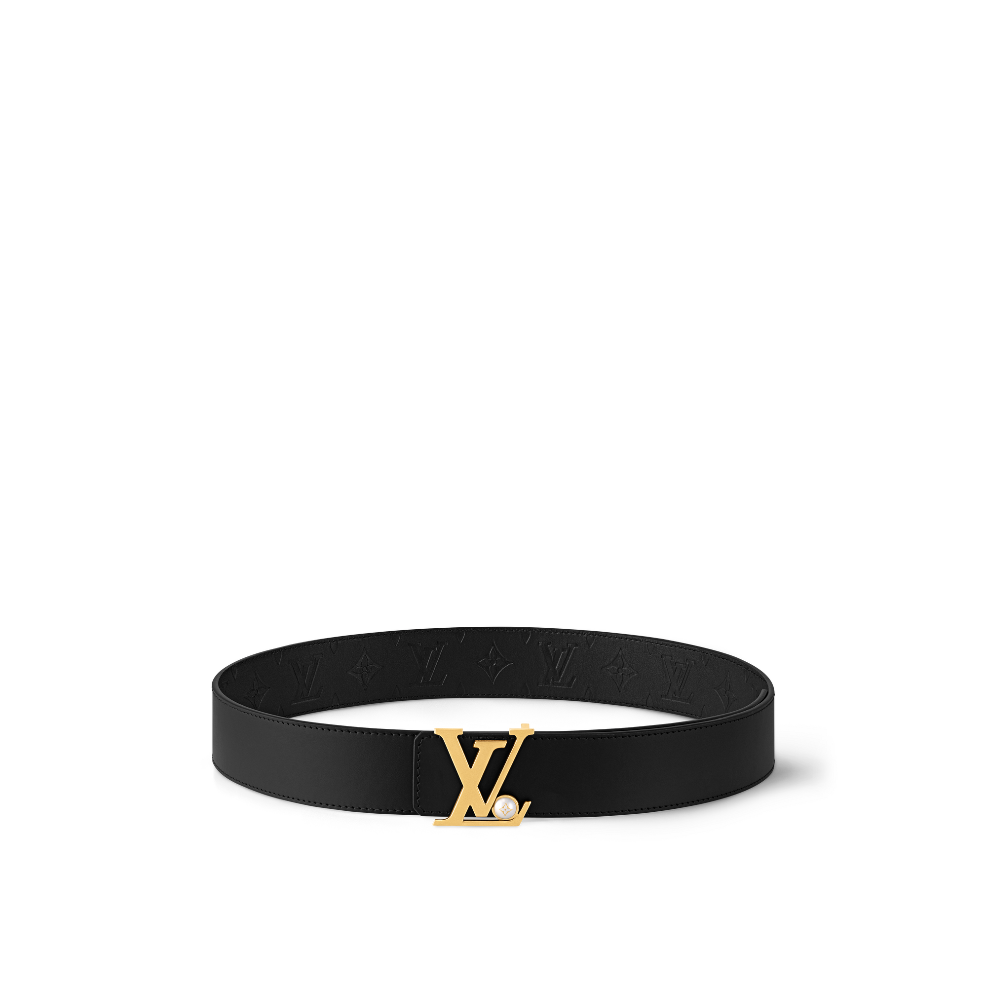 Cinturón reversible LV Initiales Pearls de 4 cm  Hombre Accesorios Cinturones | LOUIS VUITTON (Zoom de producto)